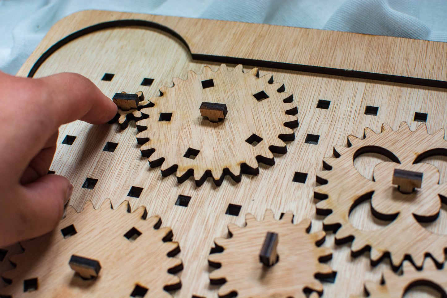 Joc Personalizabil, HandyHands, educativ Montessori de logica cu rotite