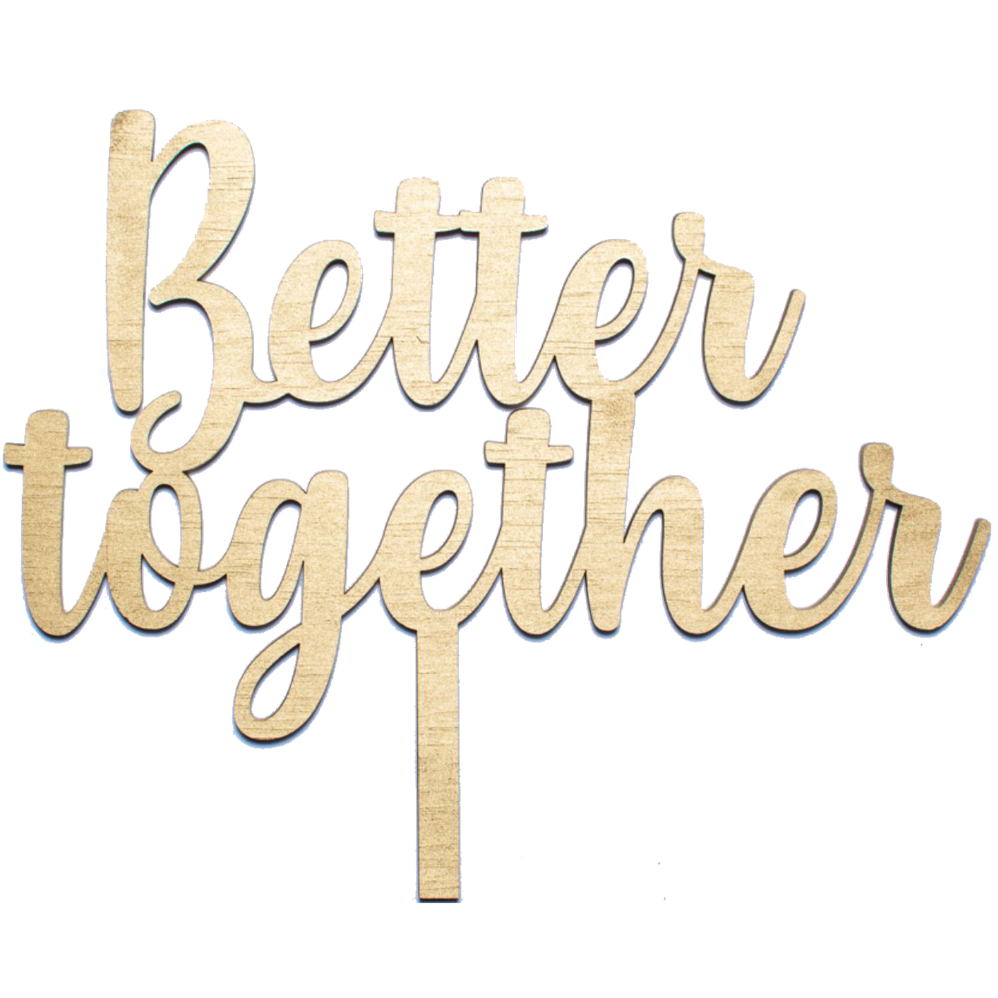 Topper din Lemn HH1612 Personalizat Nunta Better Together