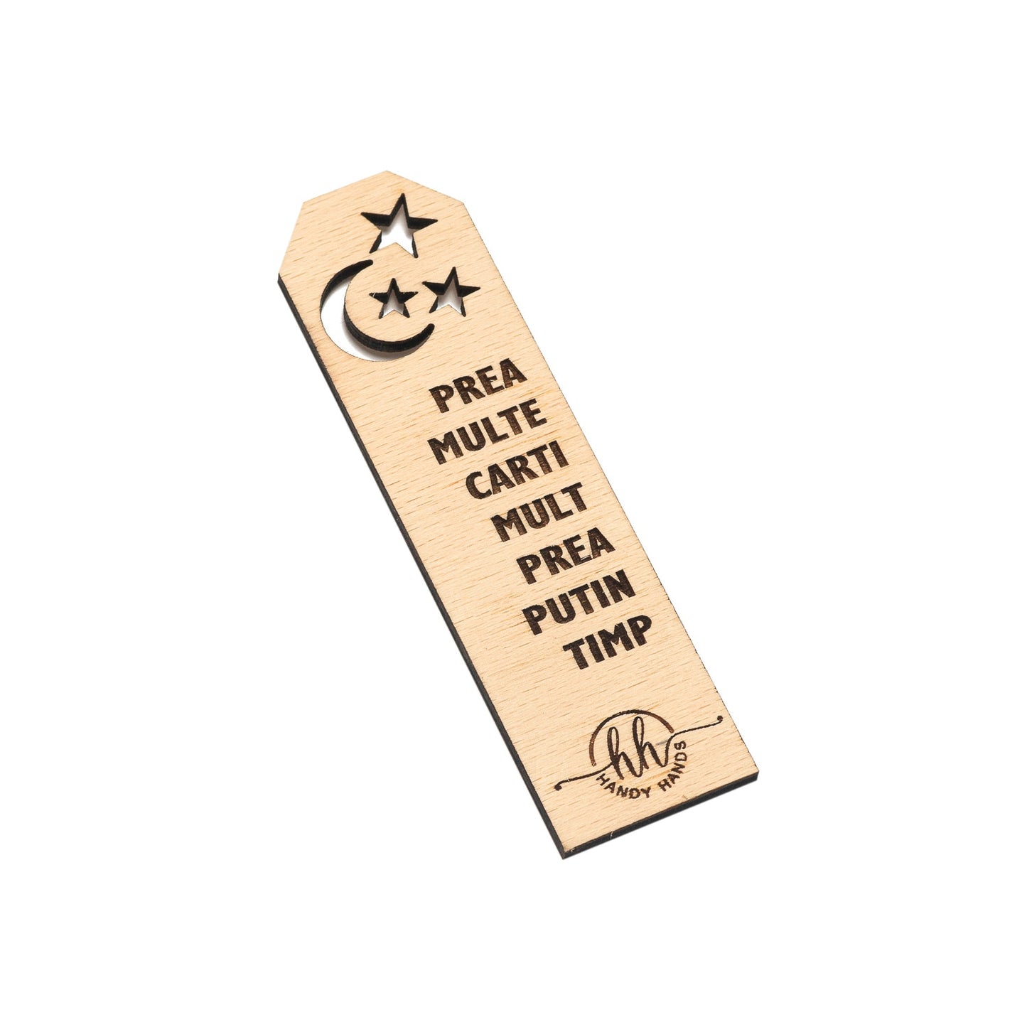 Set 10 bucati Semn de Carte din lemn HH9399 Personalizat 3.5x13 cm