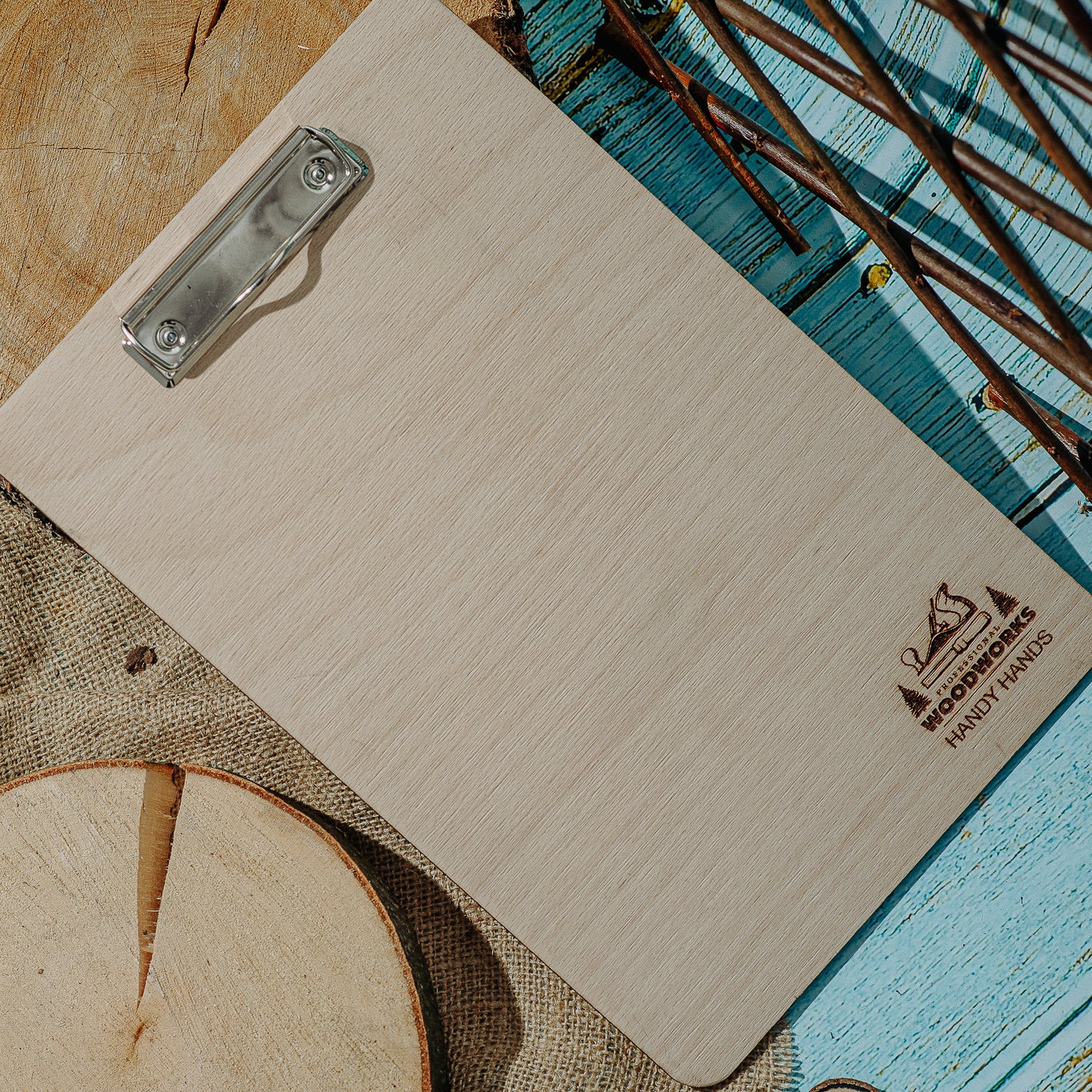 Clipboard din lemn HH942 Personalizat format A4 21.5x33 cm