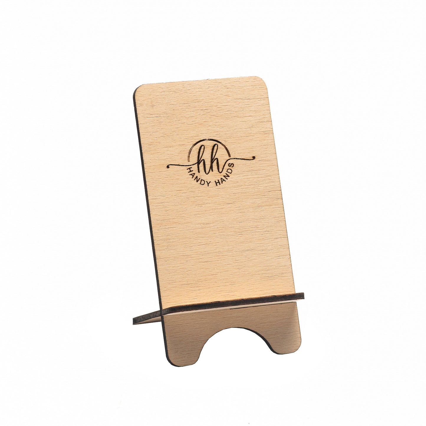 Suport de Telefon din lemn HH957 Personalizat 7.5x15 cm