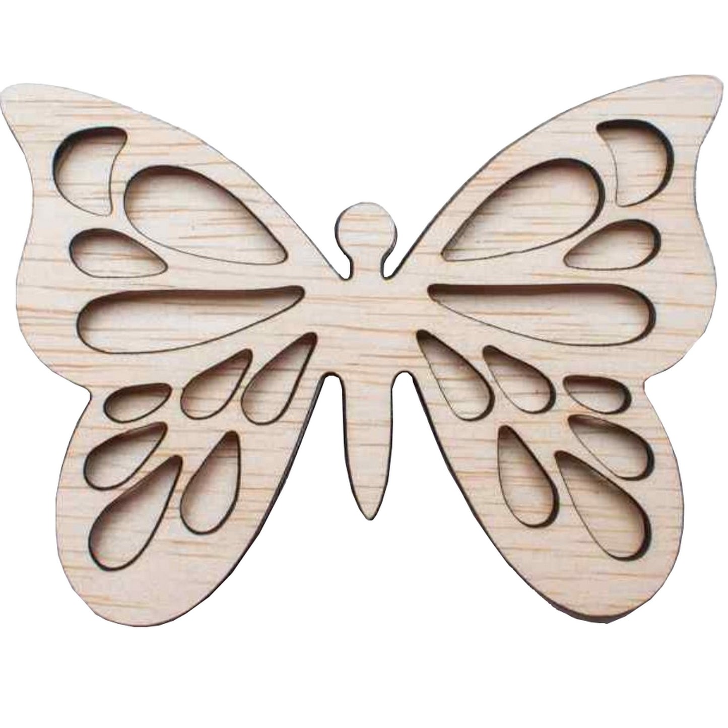 Decor Fluture cu Capac Blank HH1514 din lemn pentru Licheni