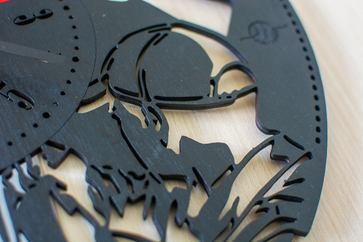 Ceas Decorativ Personalizabil HandyHands din lemn HH264 Vanatoare