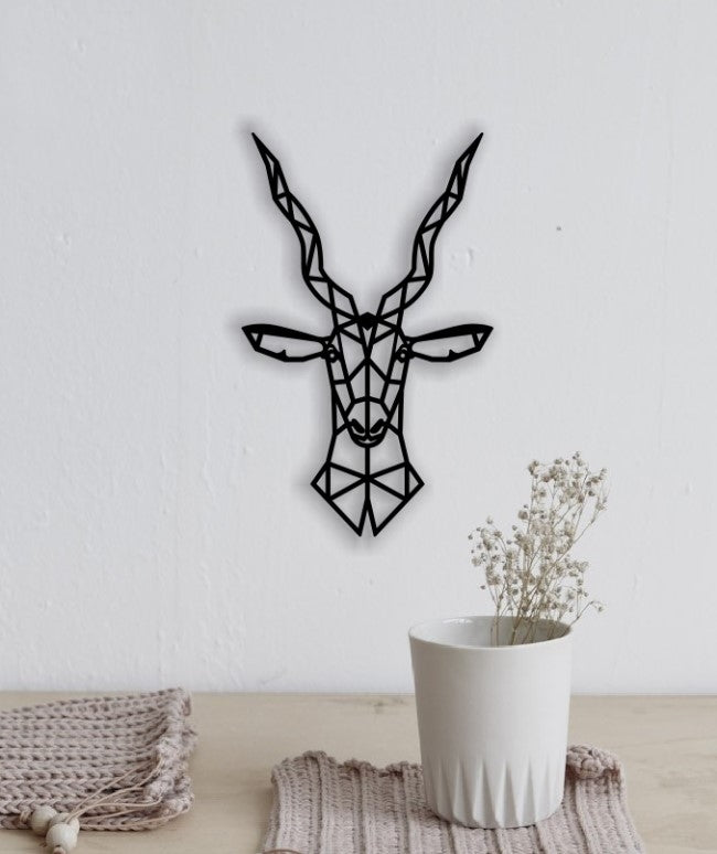 Decor Personalizabil Geometric perete Cap Elan din lemn