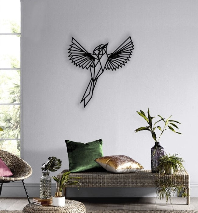 Decor Personalizabil Geometric perete Vrabie HHH499 din lemn
