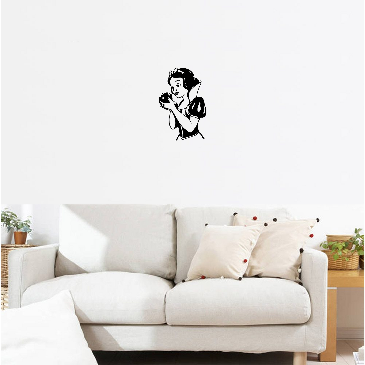Decor perete Alba ca Zapada HH753 din lemn