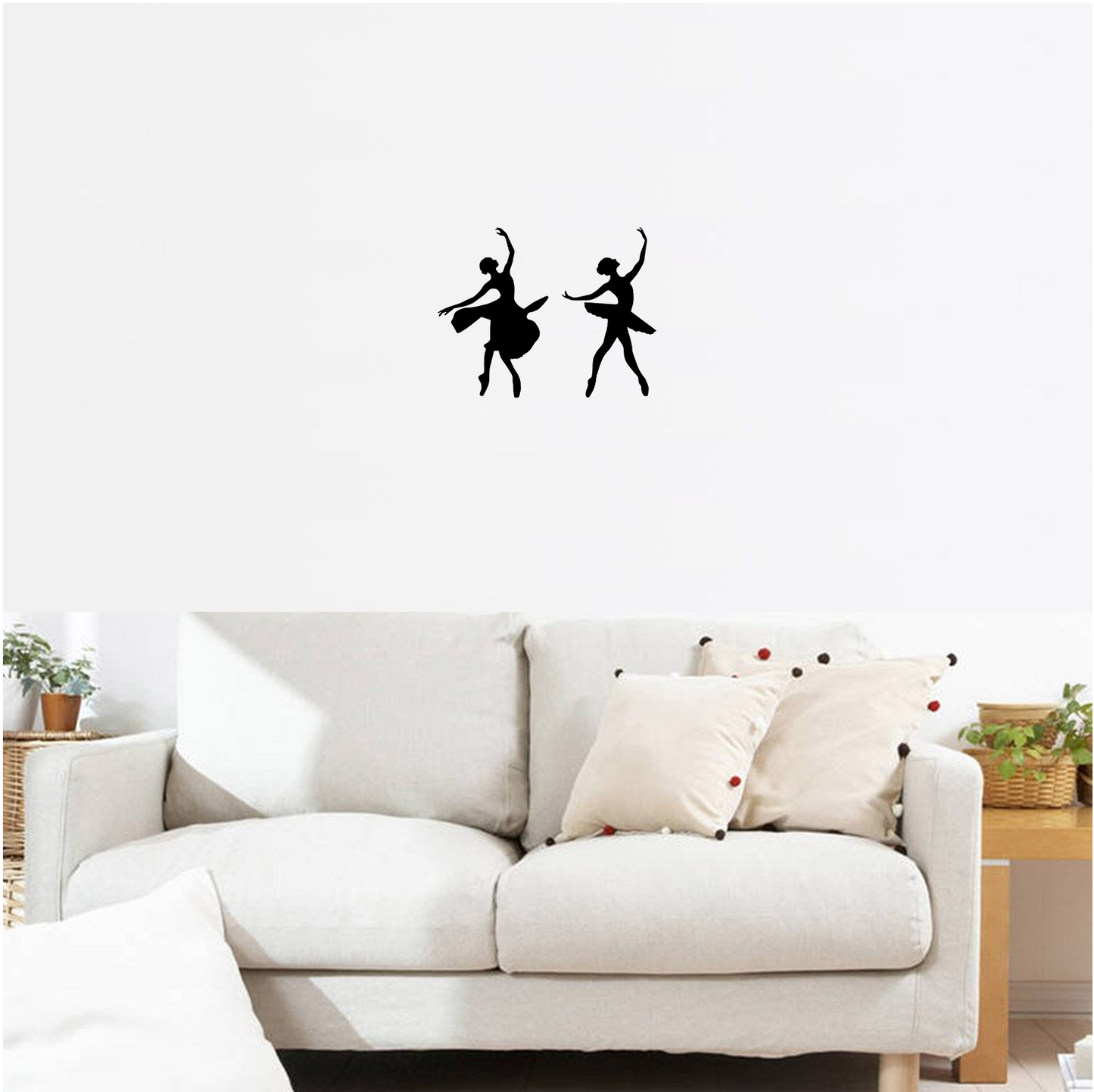 Decor perete Balerine din 2 Parti HH798 din lemn