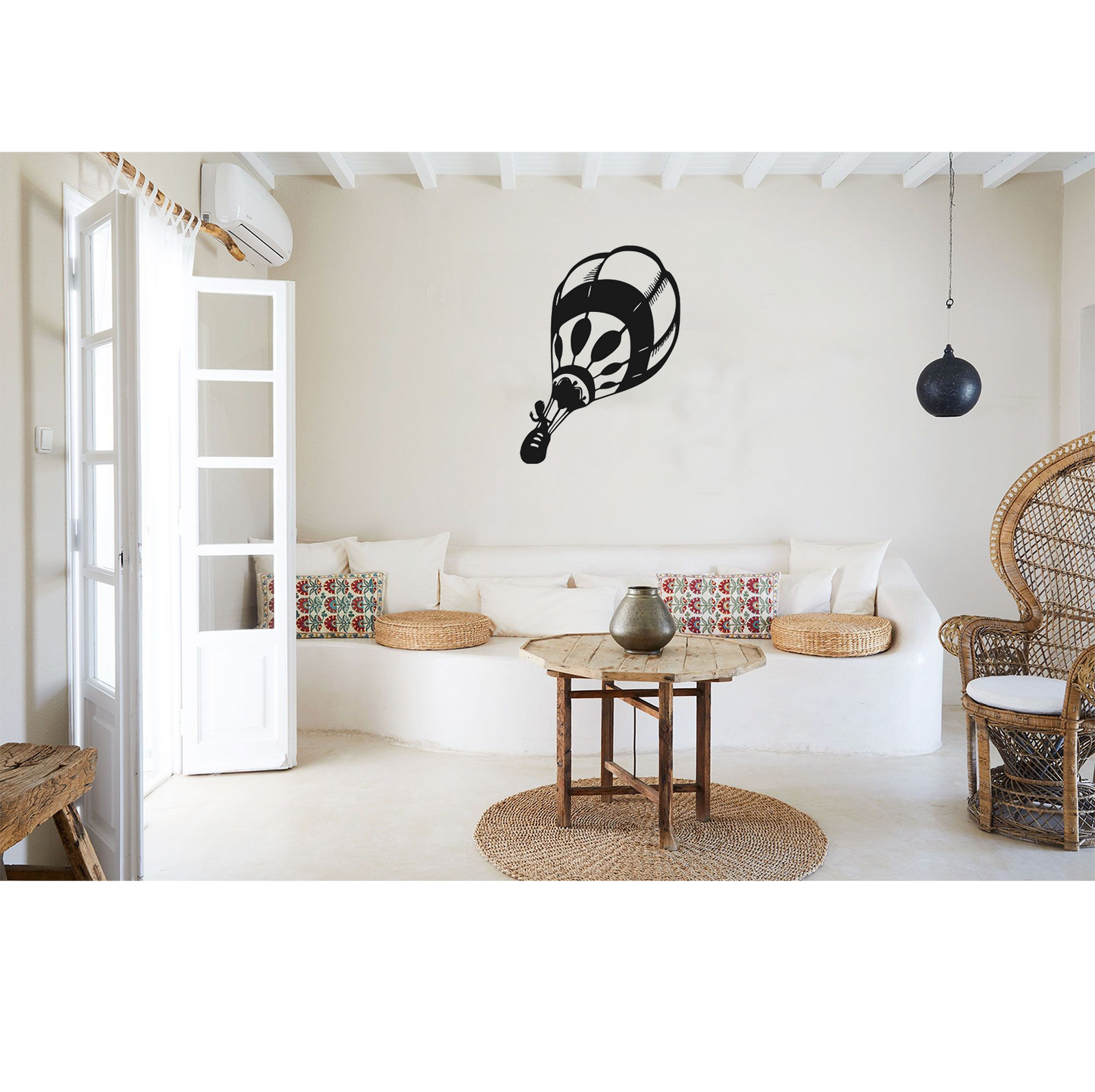 Decor perete Balon Gonflabil HH773 din lemn