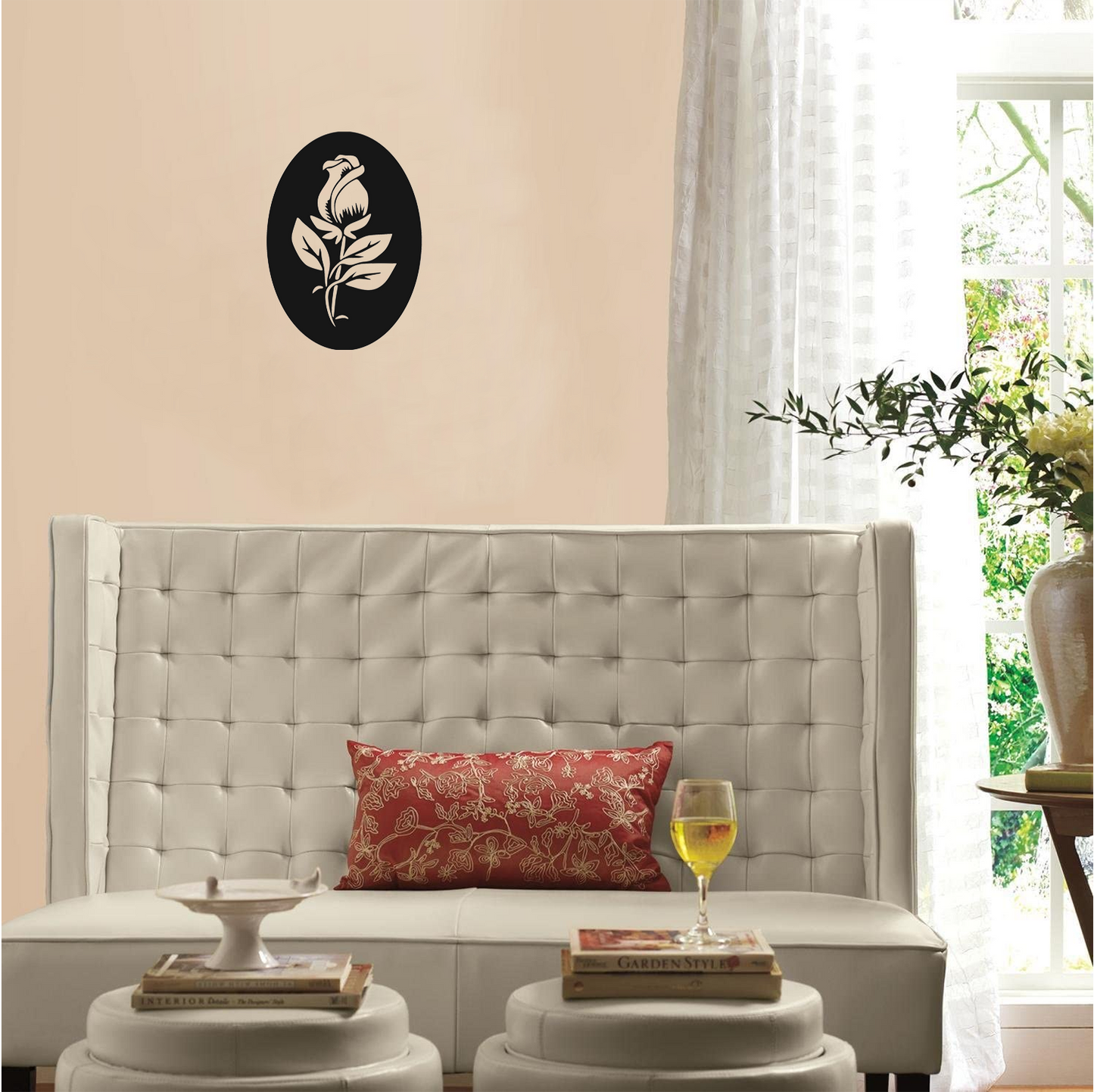 Decor perete Boboc de Trandafir HH769 din lemn