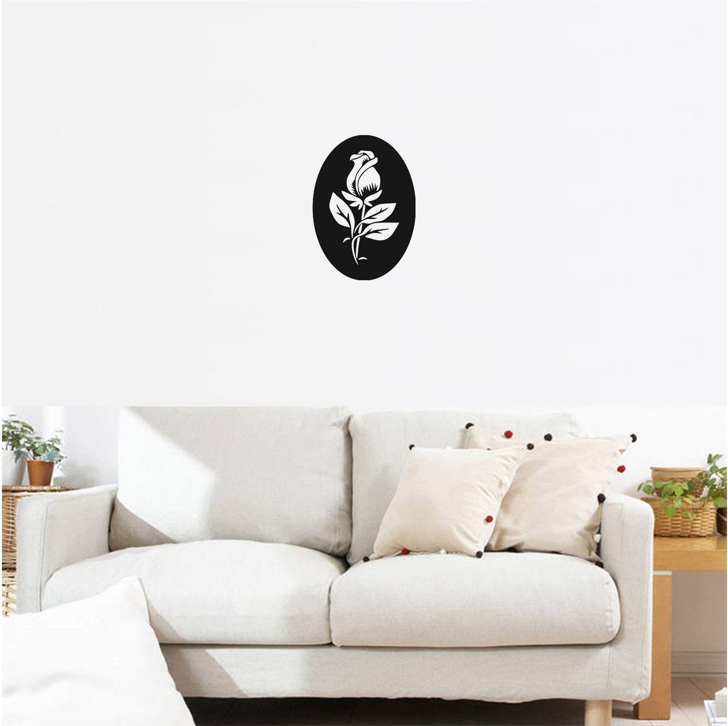 Decor perete Boboc de Trandafir HH769 din lemn