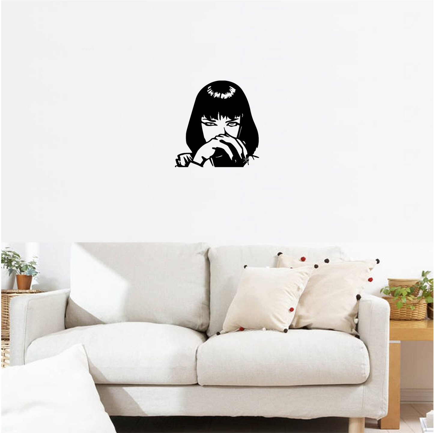 Decor perete Bust Fata HH799 din lemn