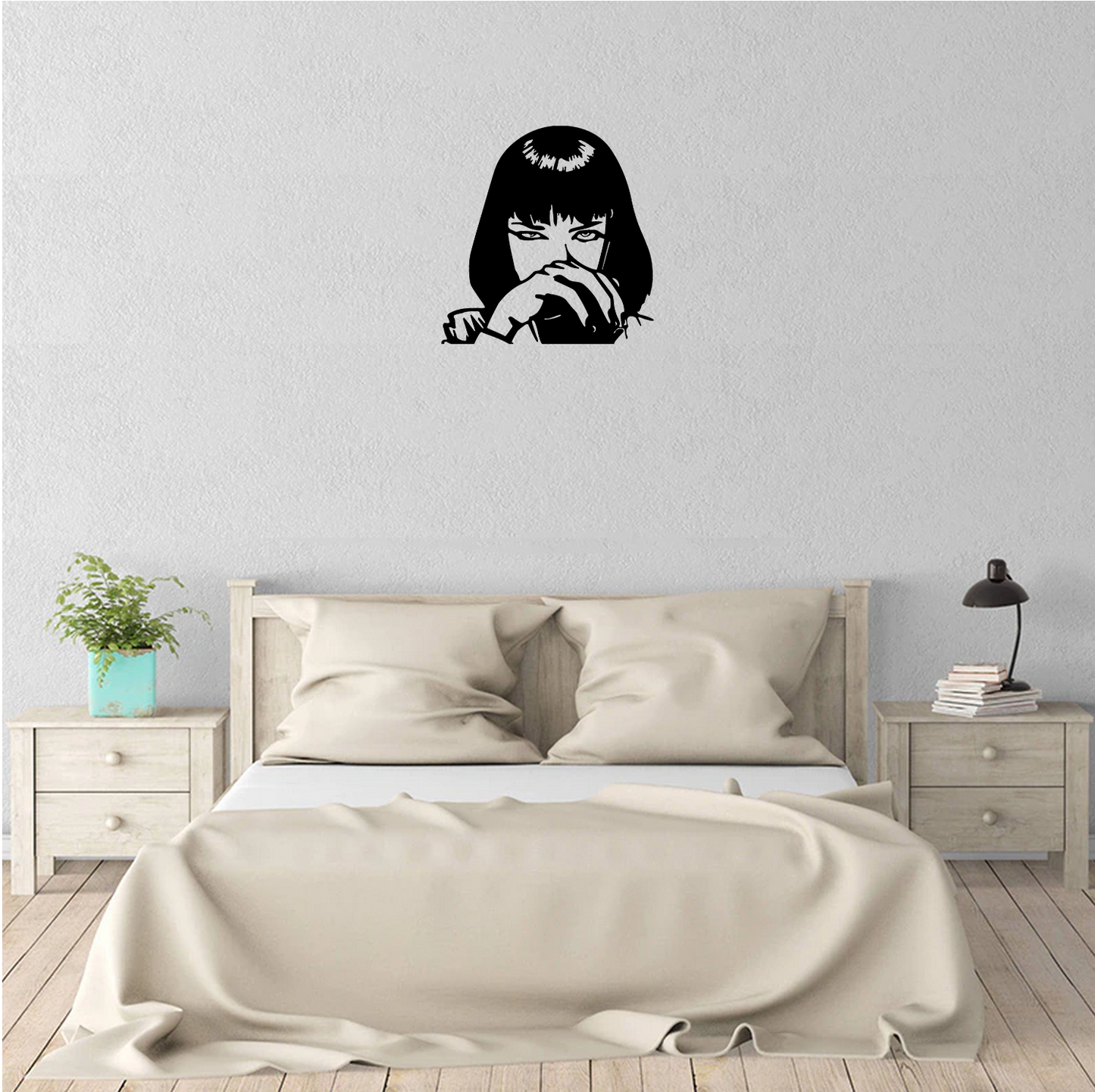 Decor perete Bust Fata HH799 din lemn