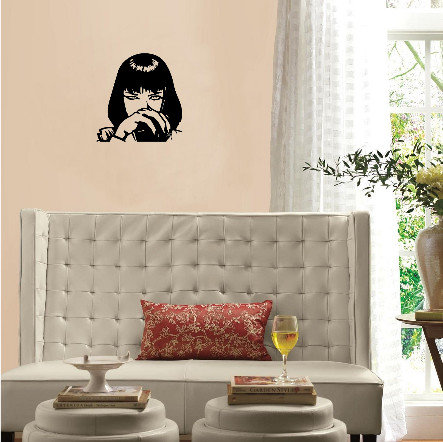 Decor perete Bust Fata HH799 din lemn