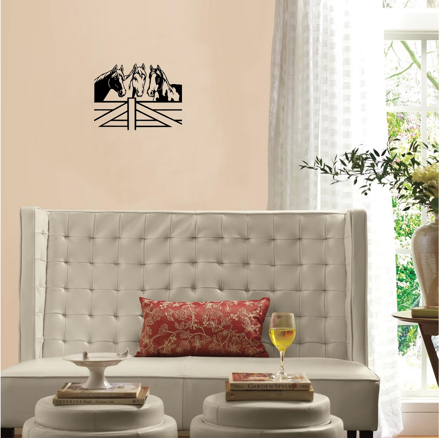 Decor perete Cai HH768 din lemn