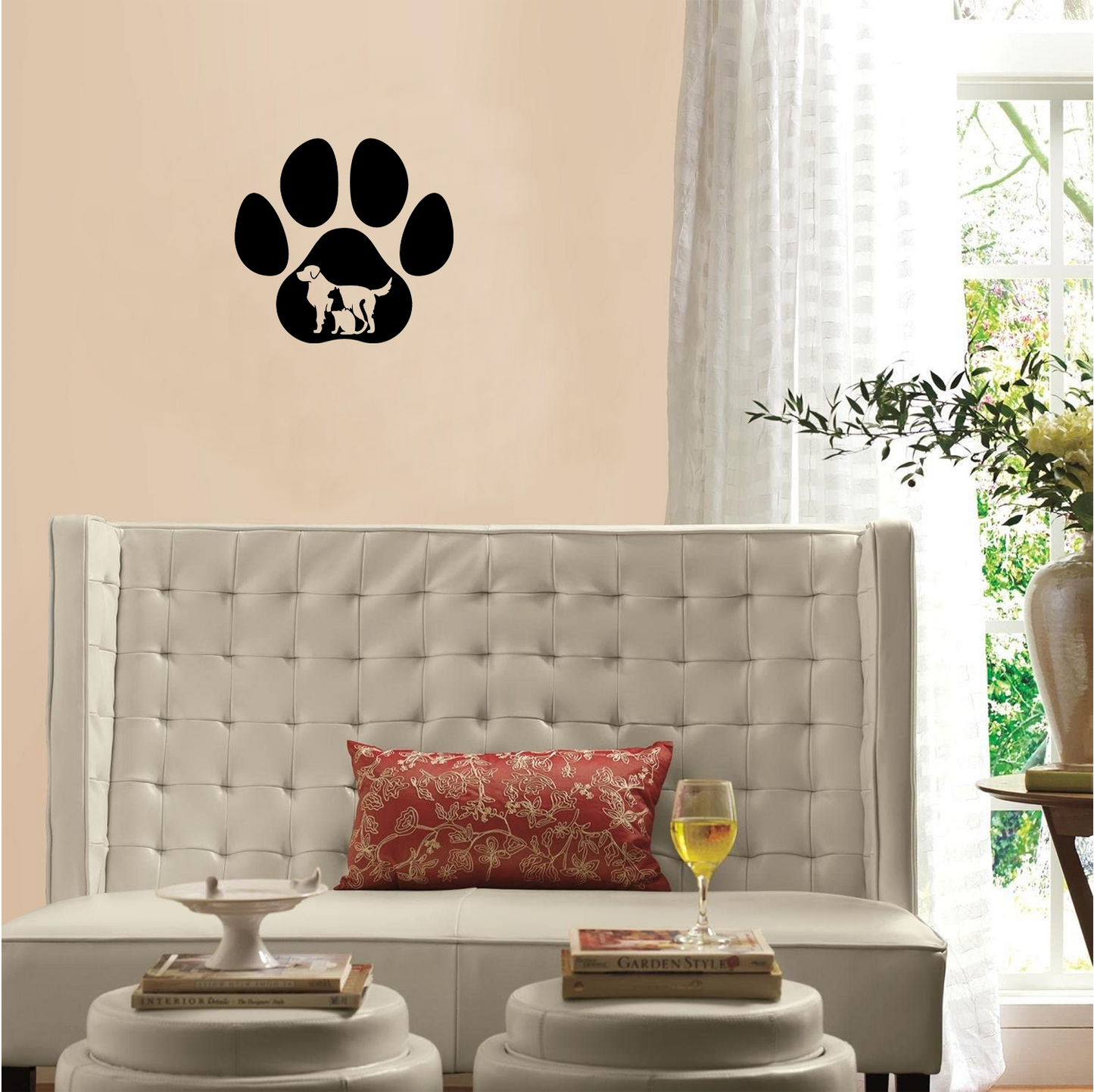 Decor perete Catel si Pisica HH693 din lemn