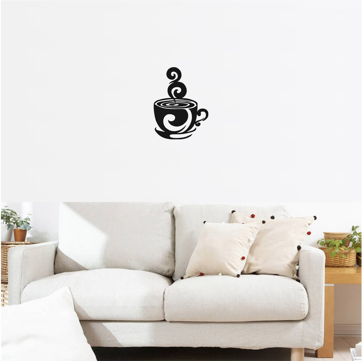 Decor perete Ceasca cu Cafea HH779 din lemn