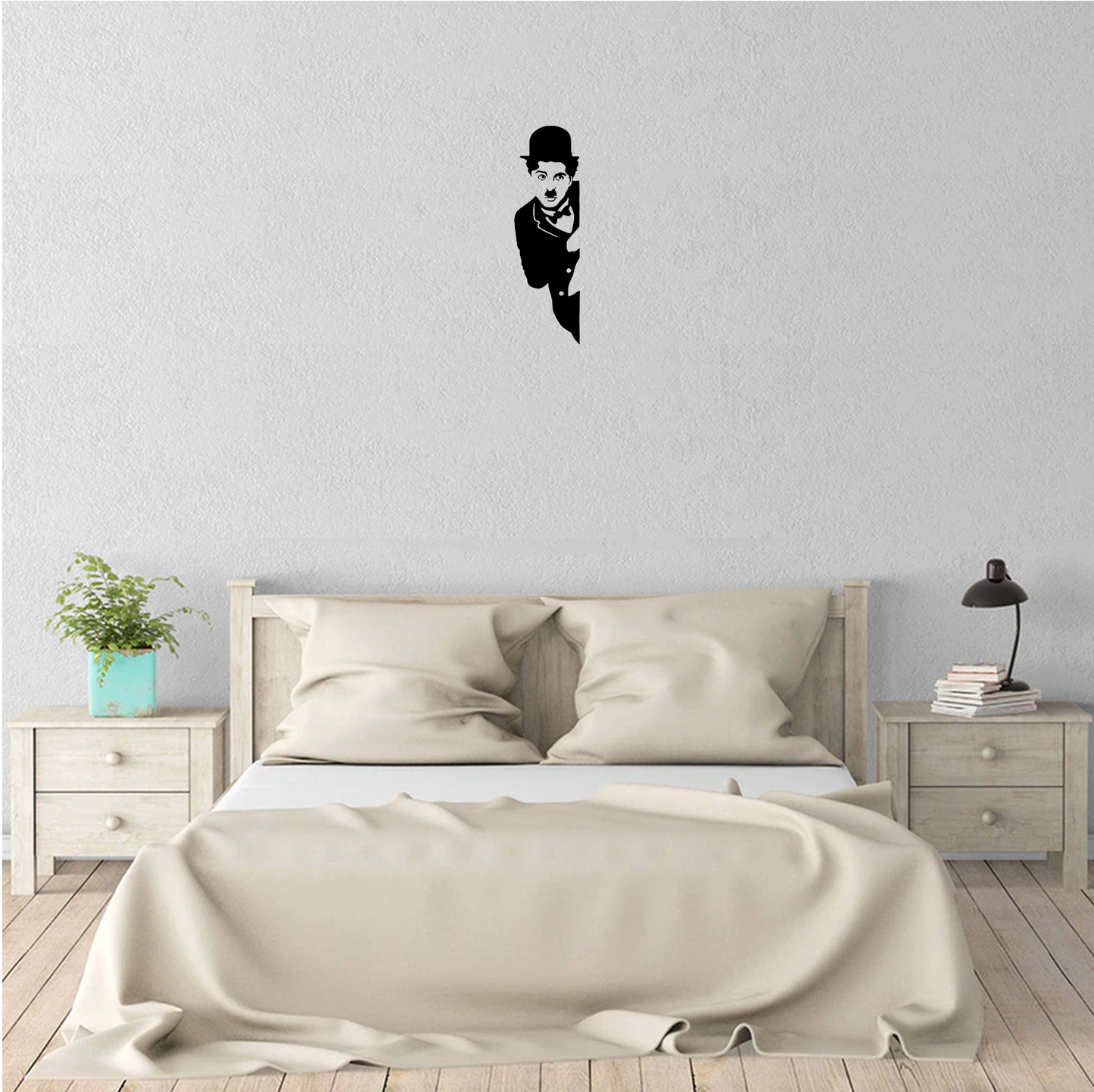 Decor perete Charlie Chaplin HH764 din lemn