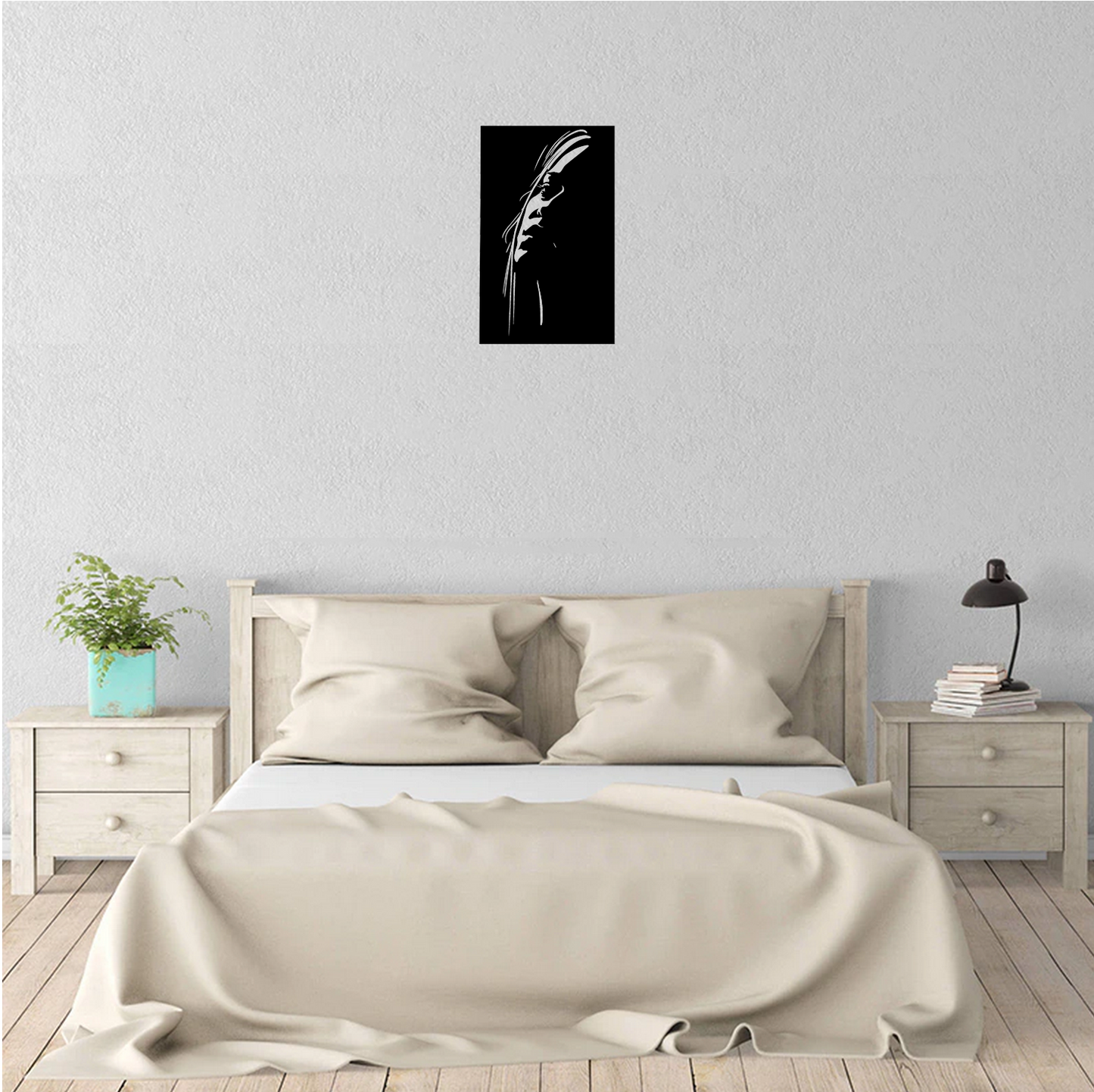 Decor perete Chip de Fata HH808 din lemn