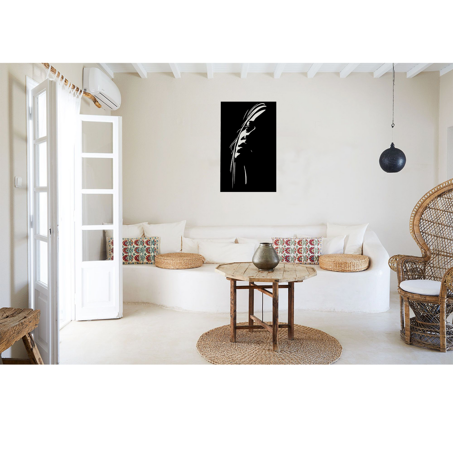 Decor perete Chip de Fata HH808 din lemn