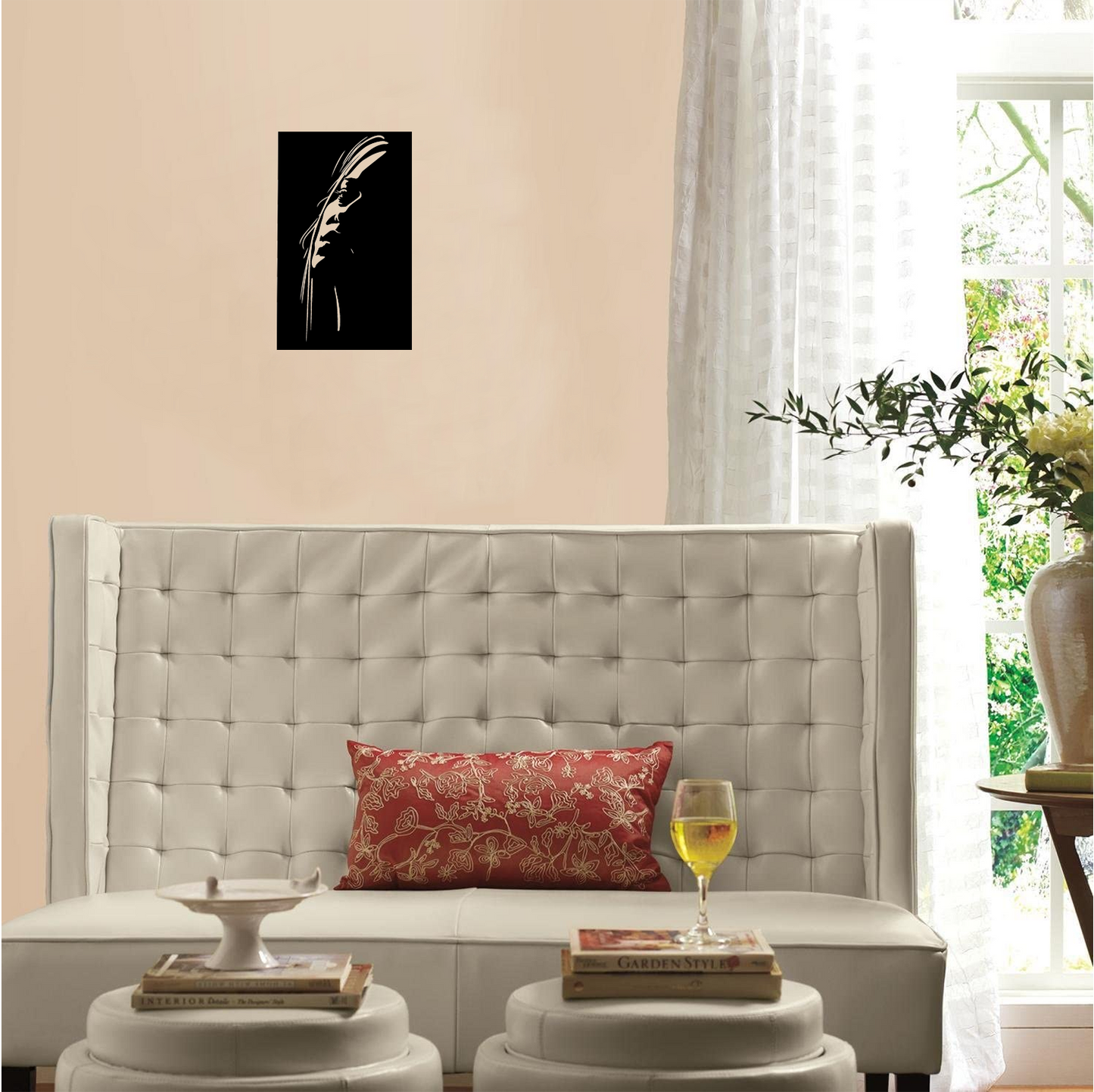 Decor perete Chip de Fata HH808 din lemn