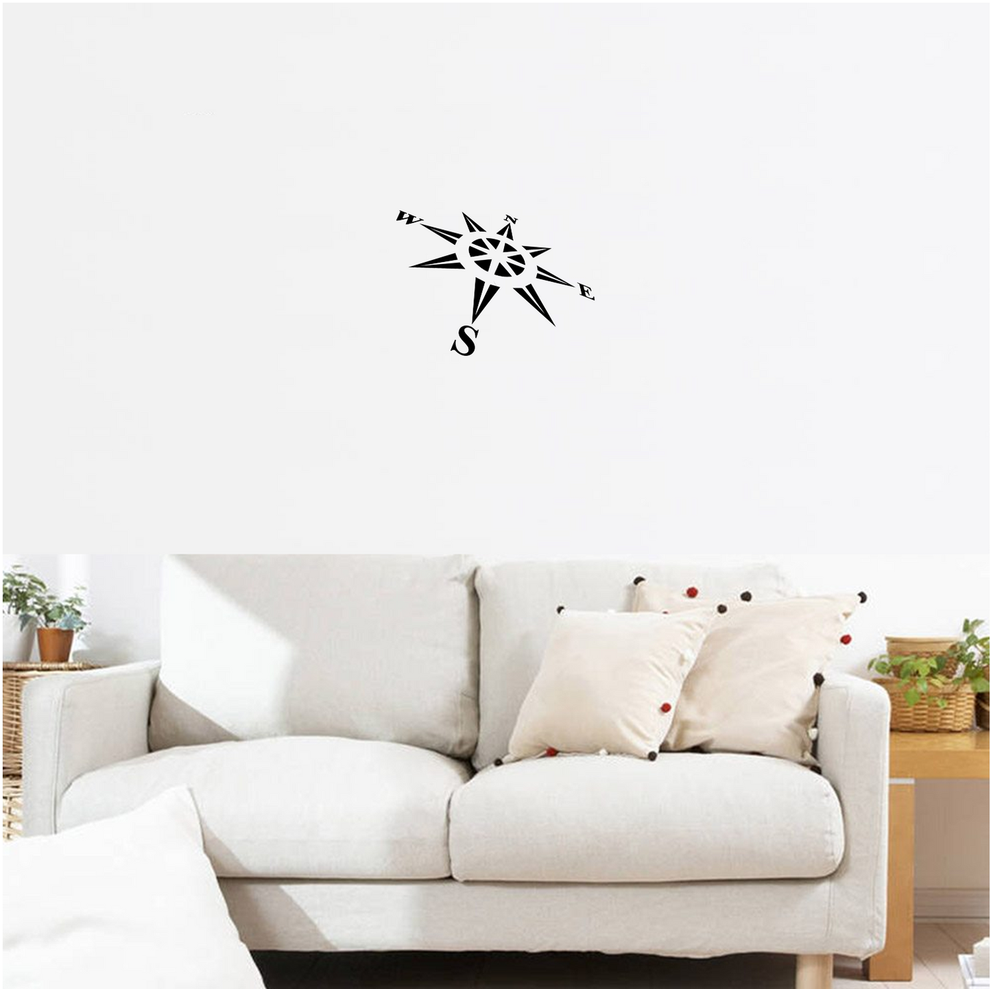 Decor perete Compas HH689 din lemn