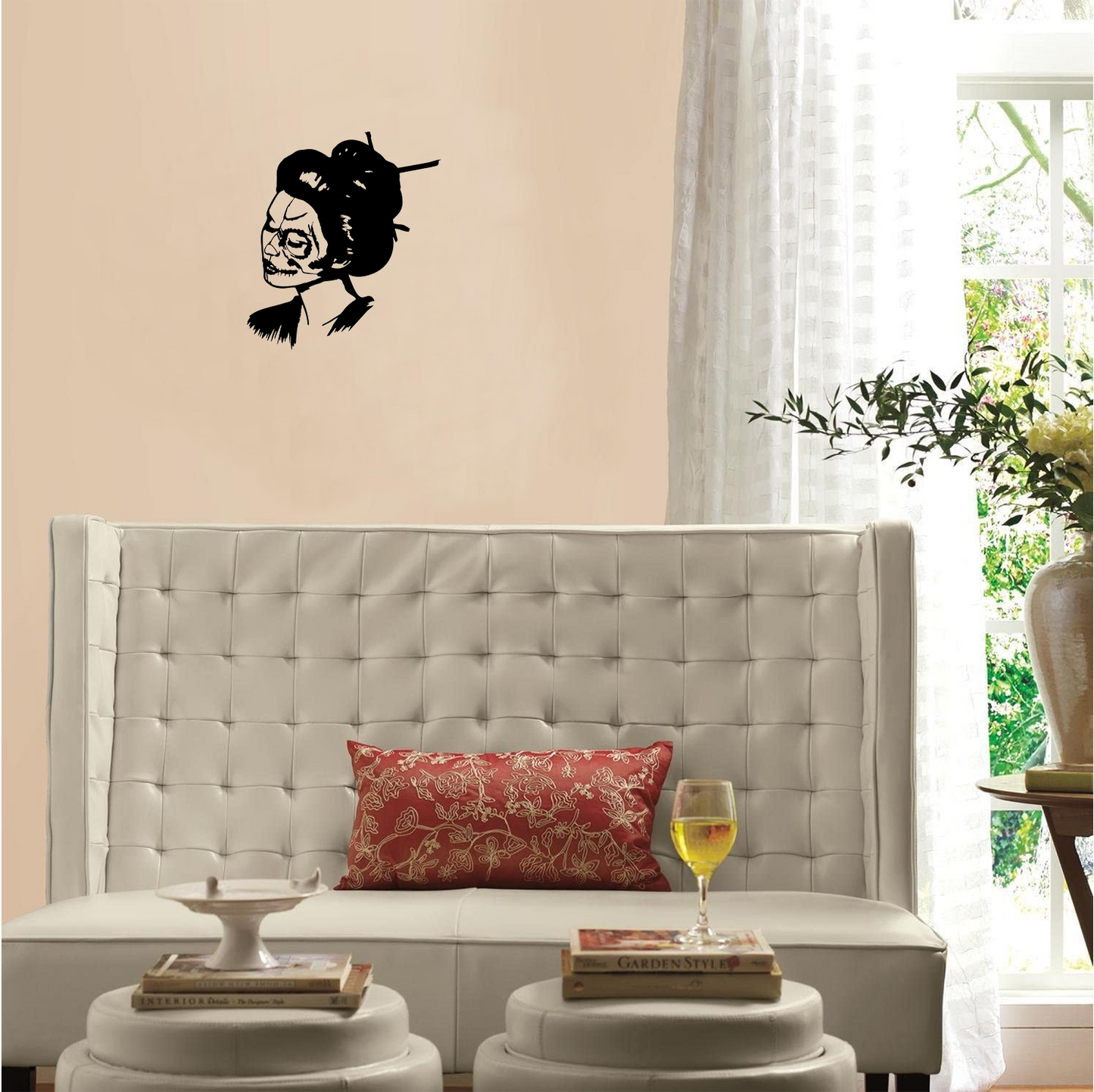 Decor perete Craniu Fata HH716 din lemn