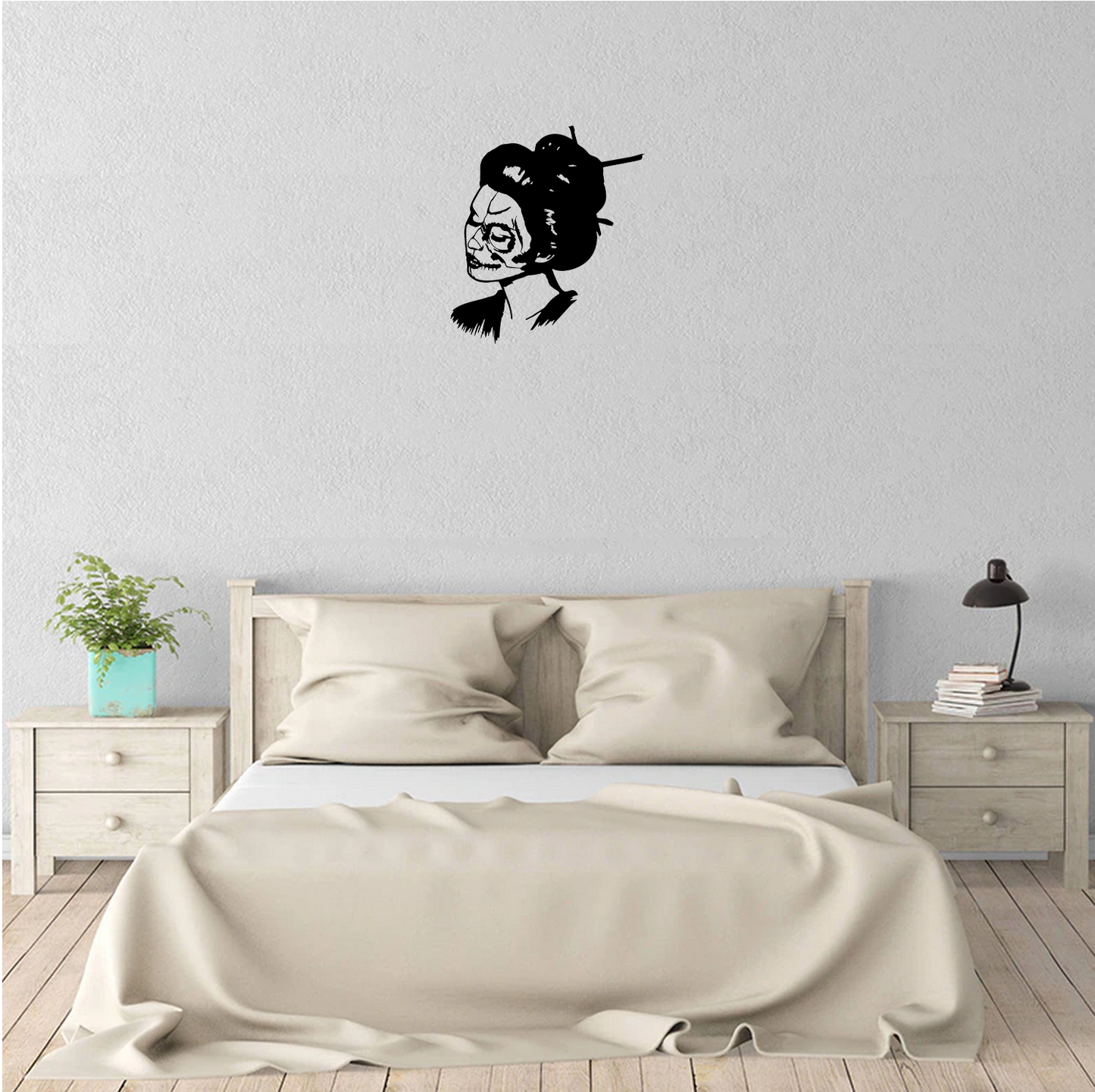 Decor perete Craniu Fata HH716 din lemn