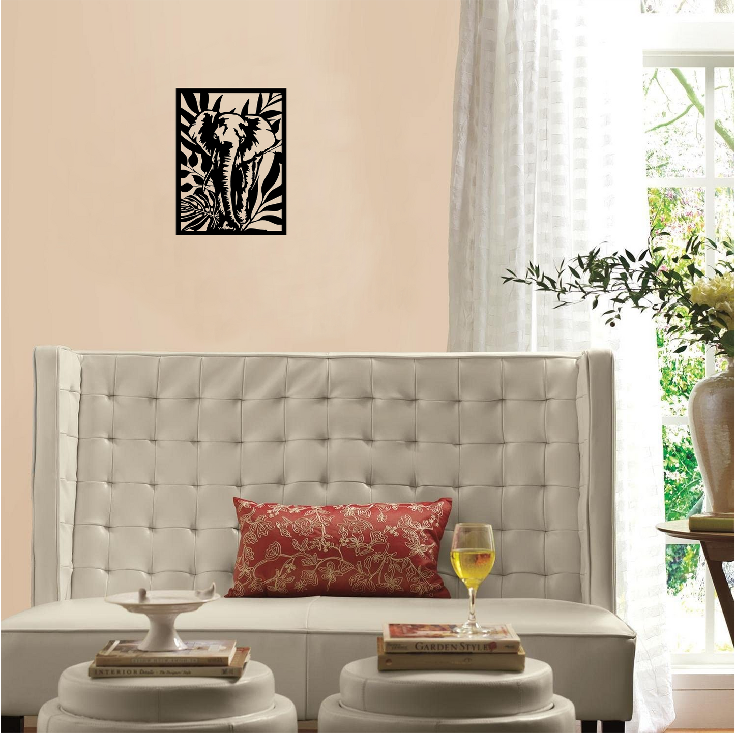 Decor perete Elefant HH788 din lemn