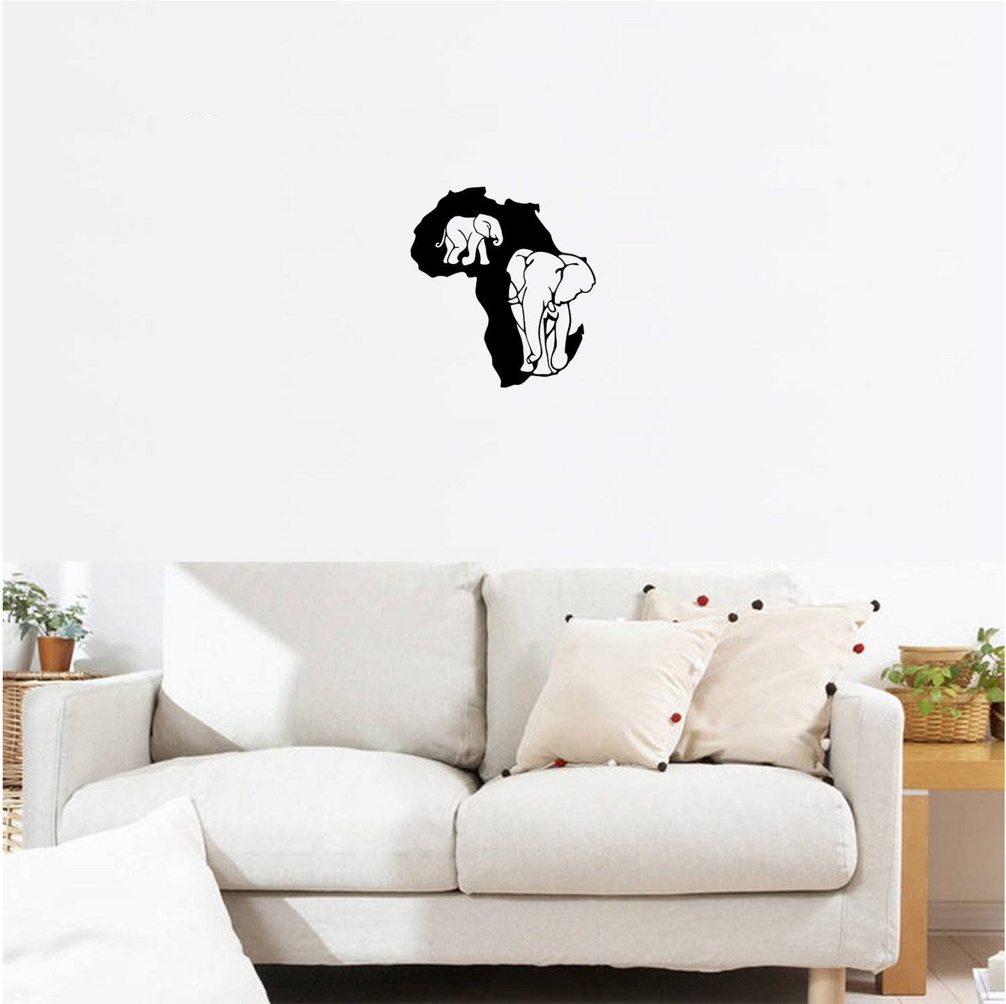 Decor perete Elefanti HH713 din lemn