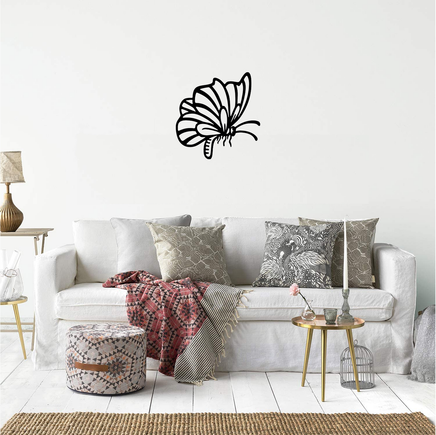 Decor perete Fluture HH795 din lemn