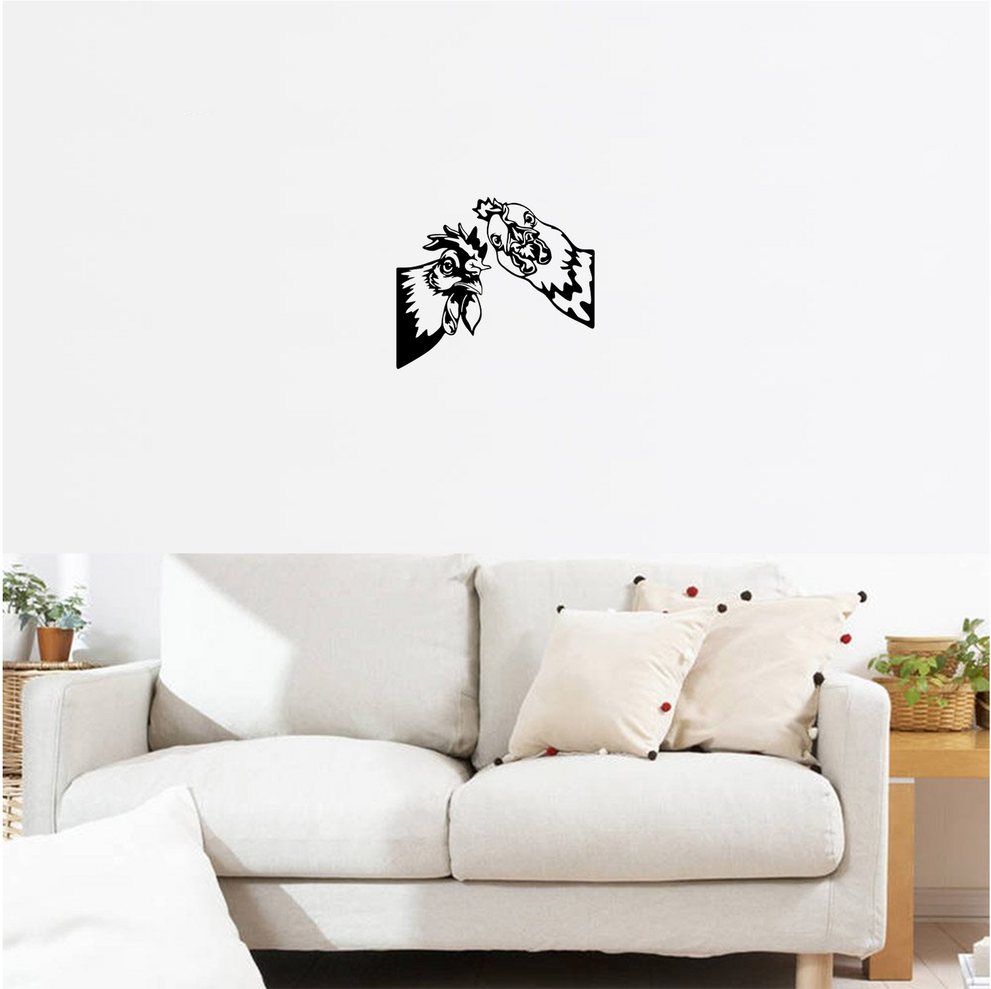 Decor perete Gaina si Cocos HH752 din lemn