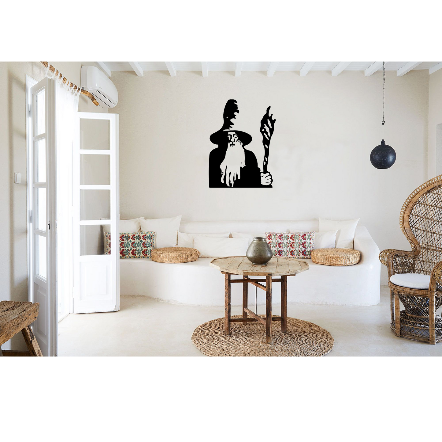 Decor perete Gandalf HH763 din lemn