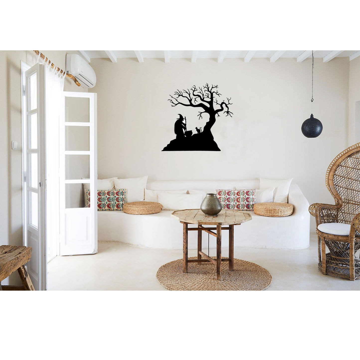 Decor perete Halloween HH810 din lemn