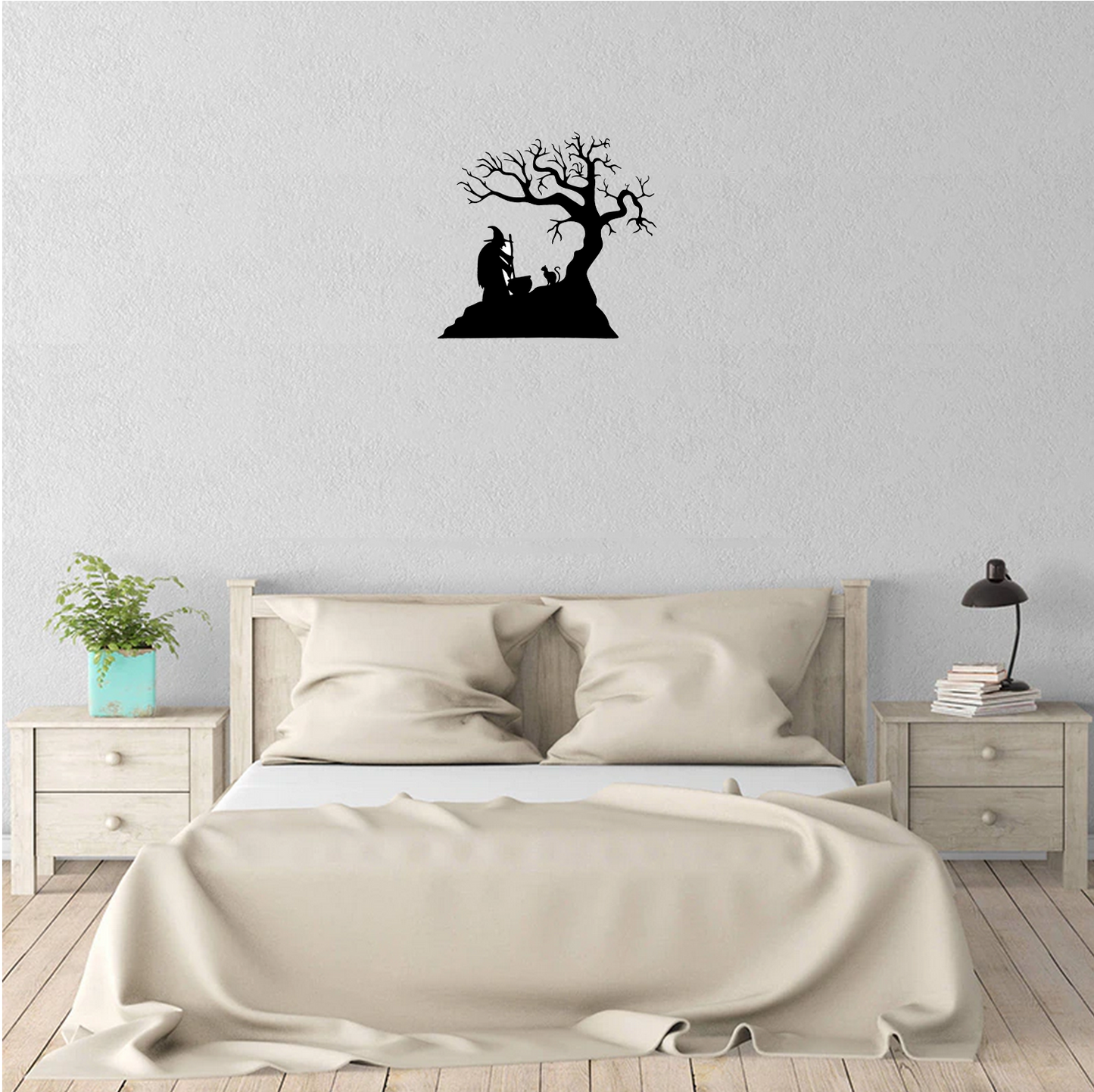 Decor perete Halloween HH810 din lemn
