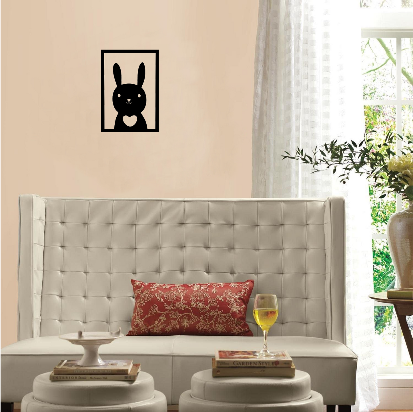 Decor perete Iepurasul Fericit HH732 din lemn