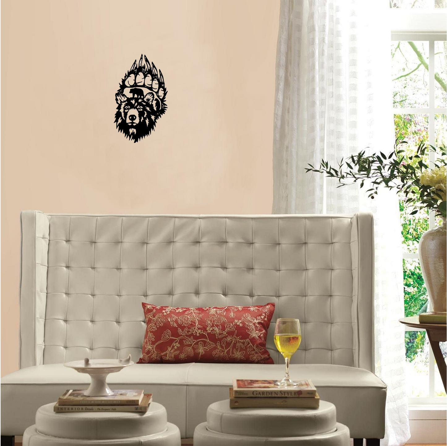 Decor perete Laba de Urs HH704 din lemn