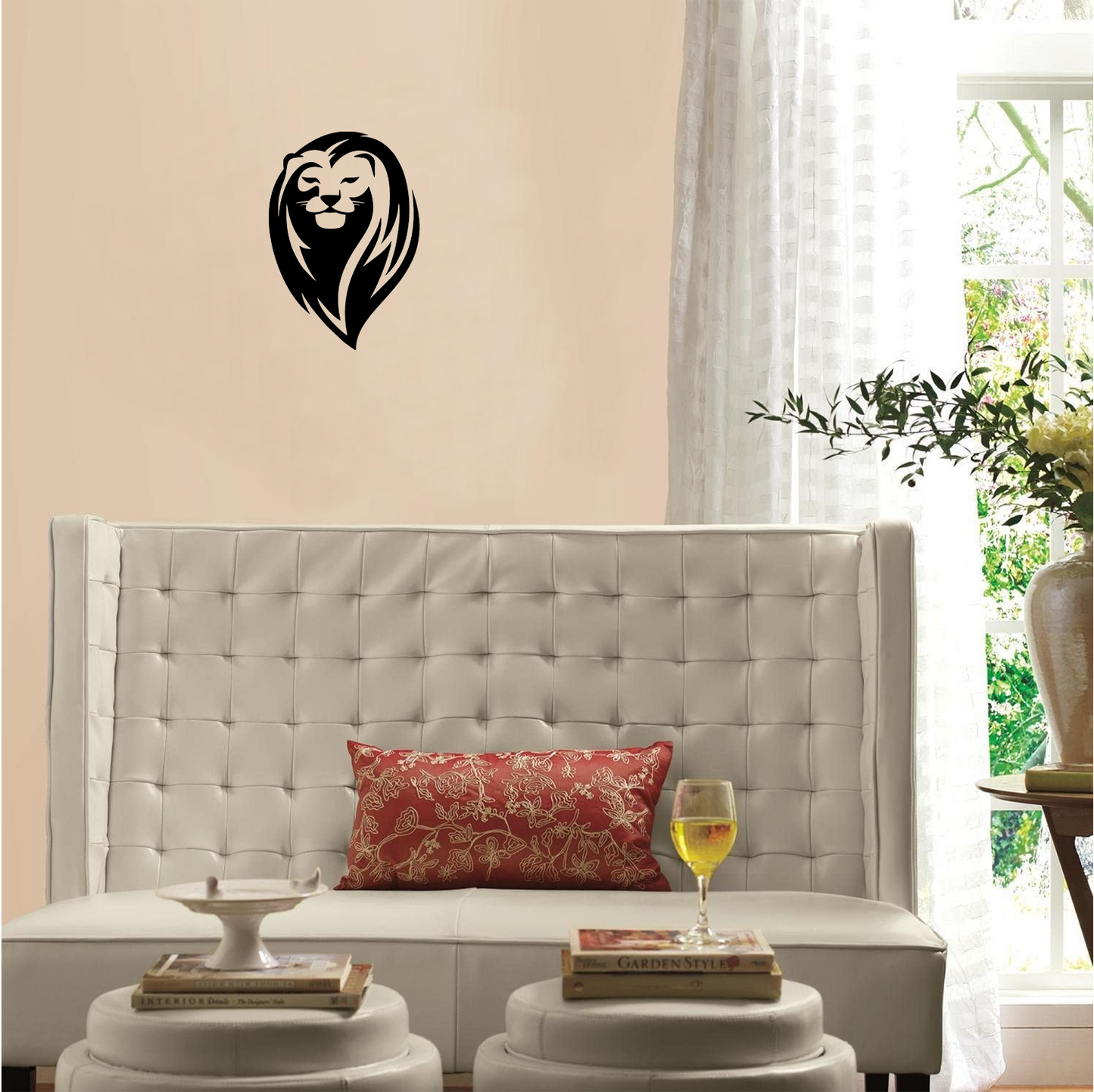 Decor perete Leu HH780 din lemn