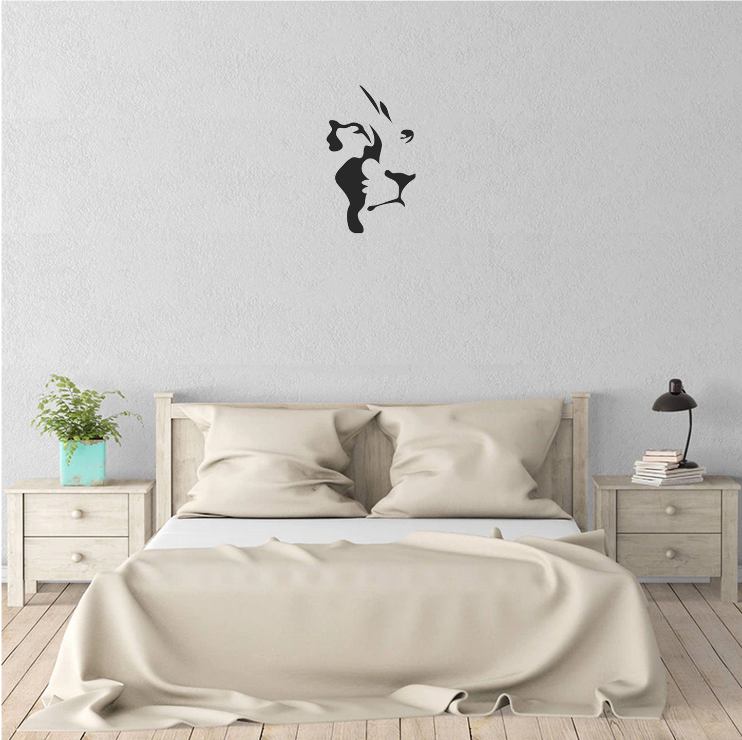 Decor perete Leu HH820 din lemn