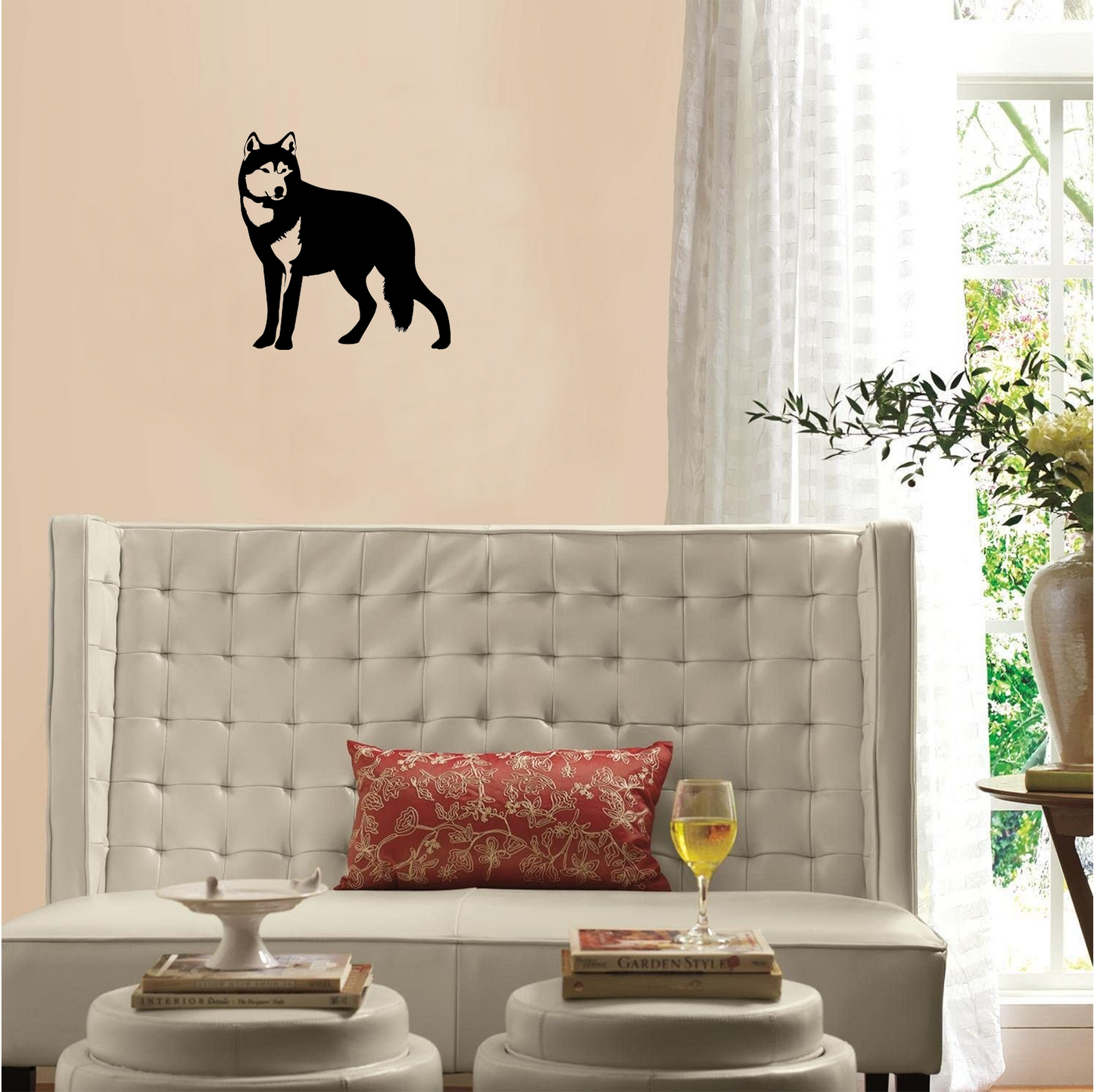 Decor perete Lup HH816 din lemn