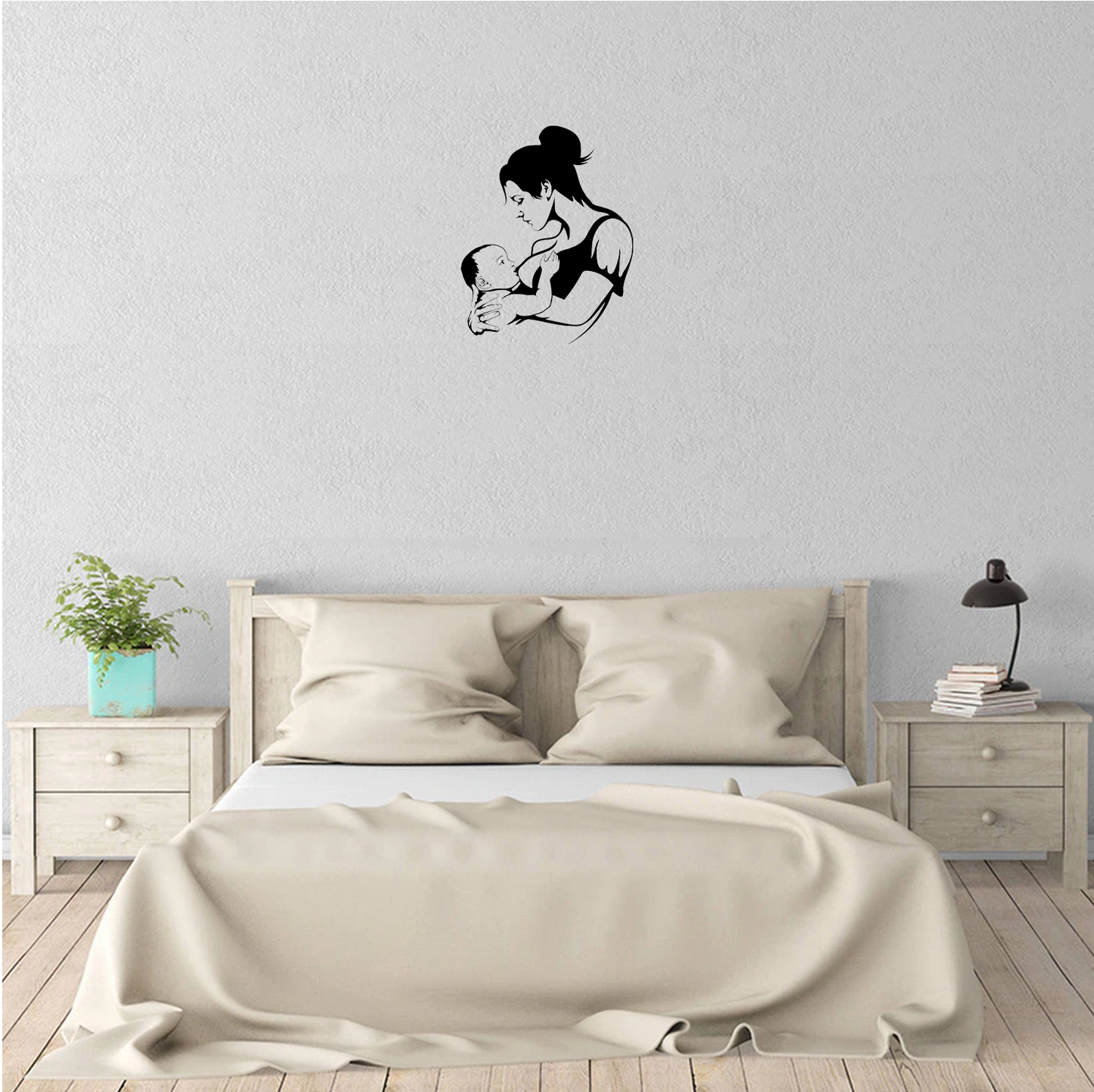 Decor perete Mama Alaptanad HH747 din lemn