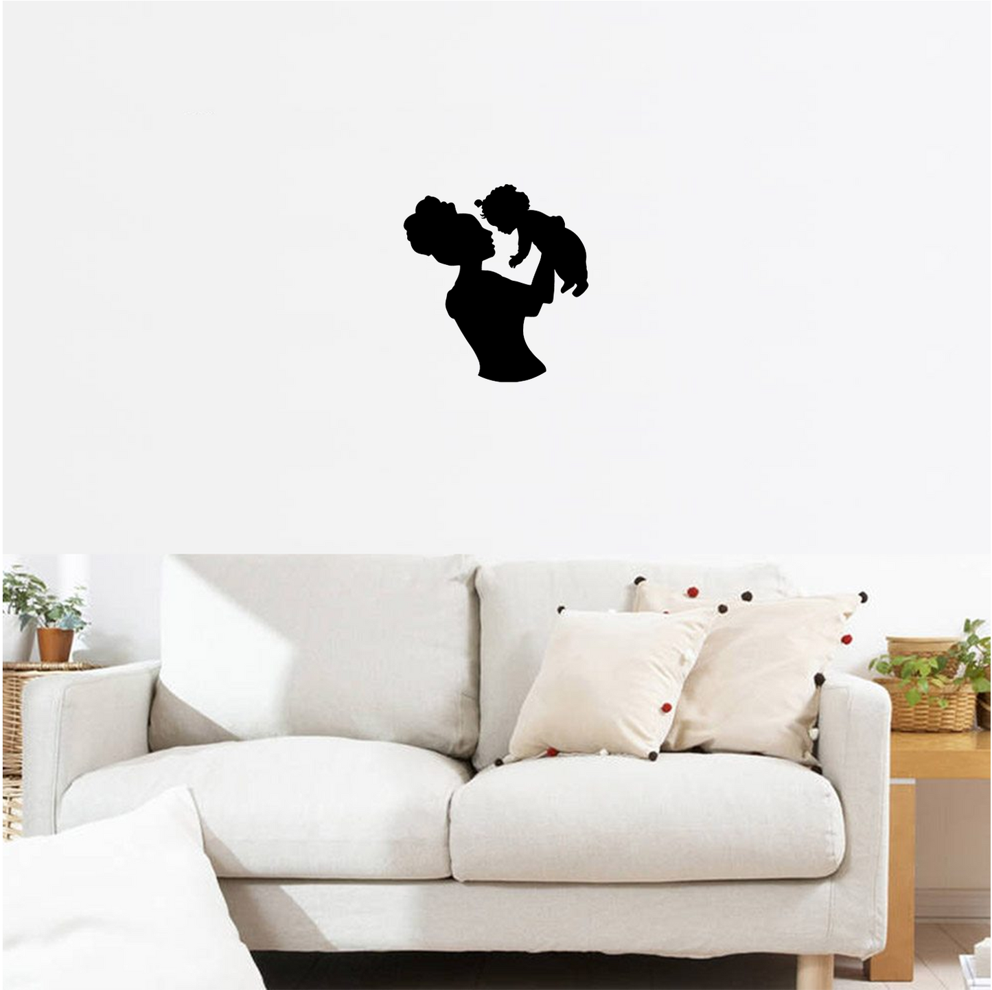 Decor perete Mama si Copilas HH819 din lemn