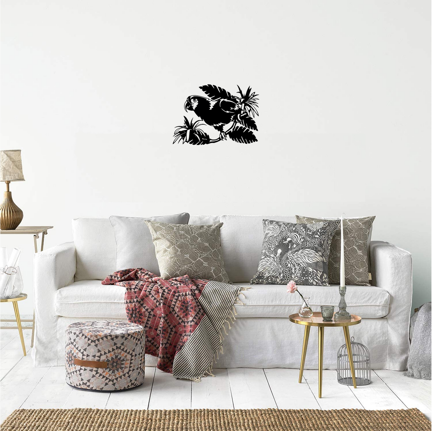 Decor perete Papagal HH789 din lemn