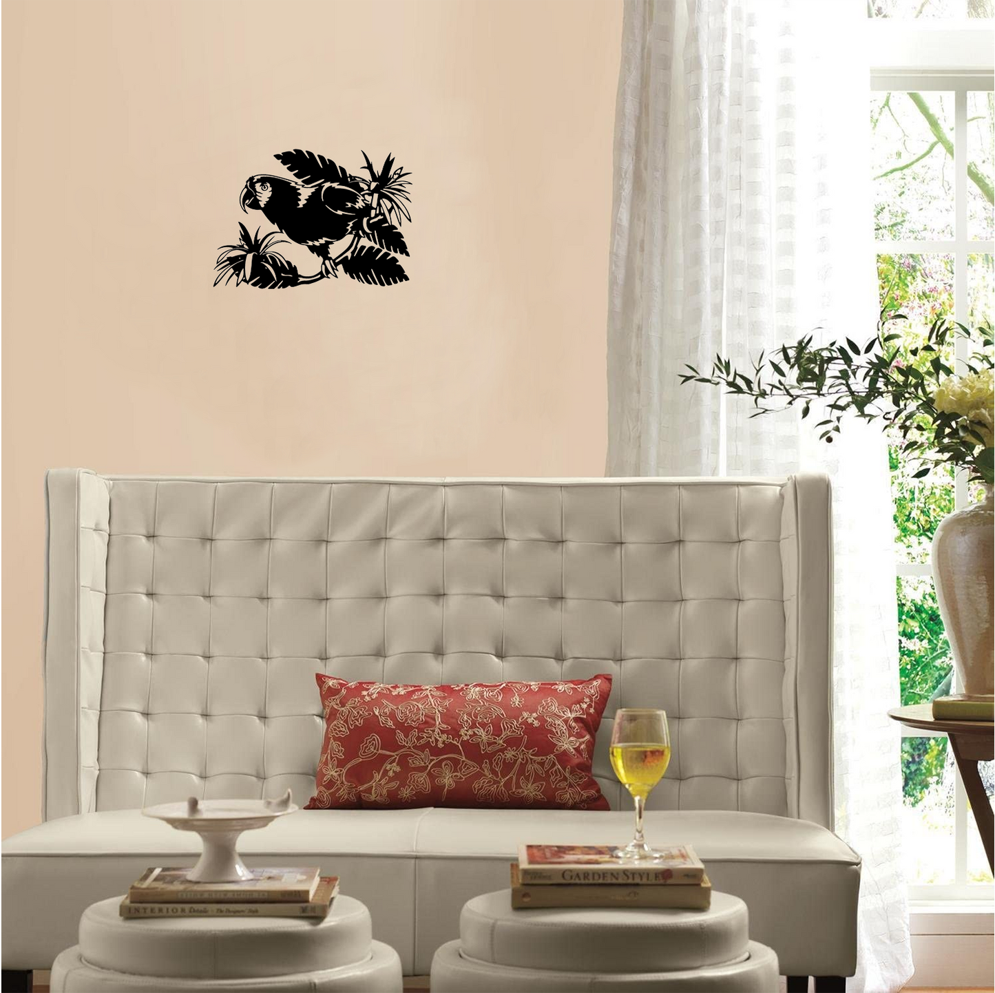 Decor perete Papagal HH789 din lemn