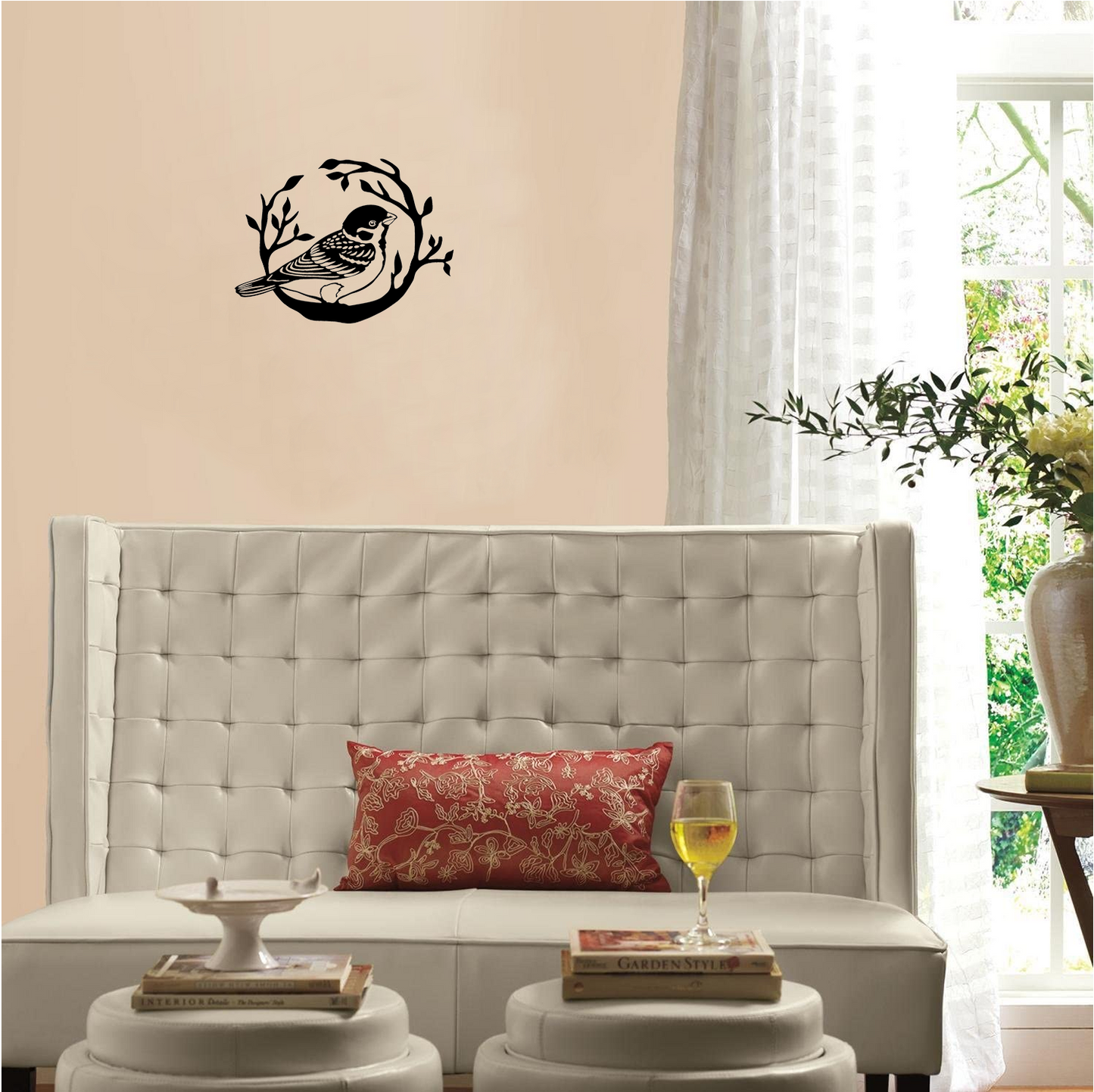 Decor perete Pasare HH722 din lemn