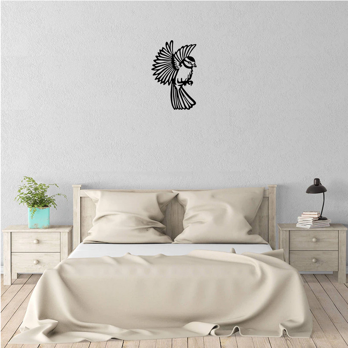 Decor perete Pasare HH794 din lemn