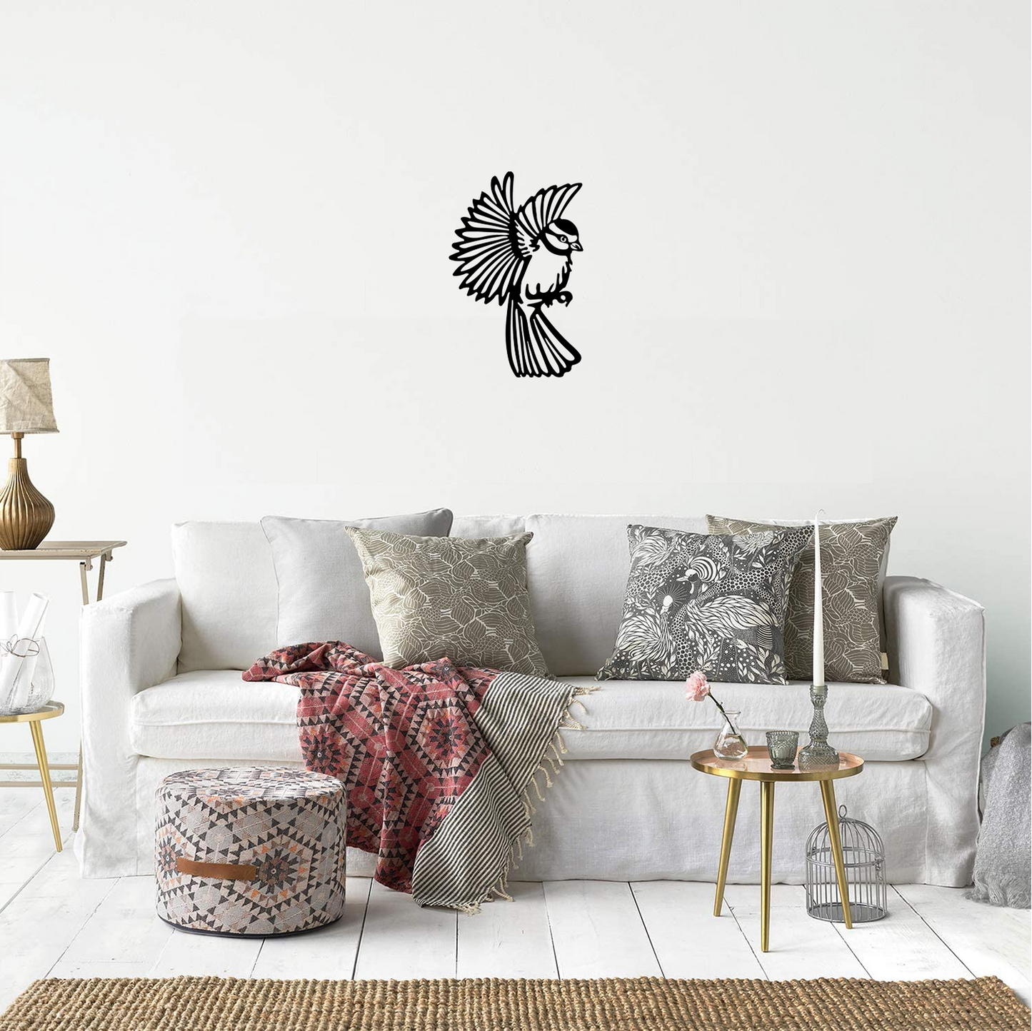 Decor perete Pasare HH794 din lemn