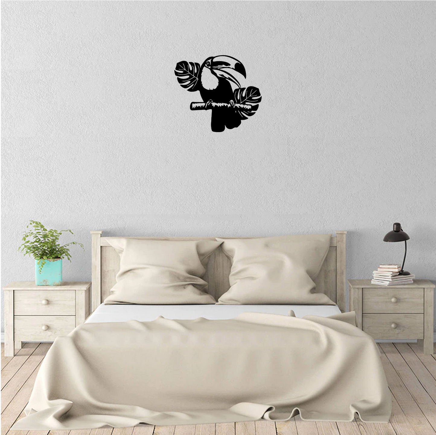 Decor perete Pelican HH749 din lemn
