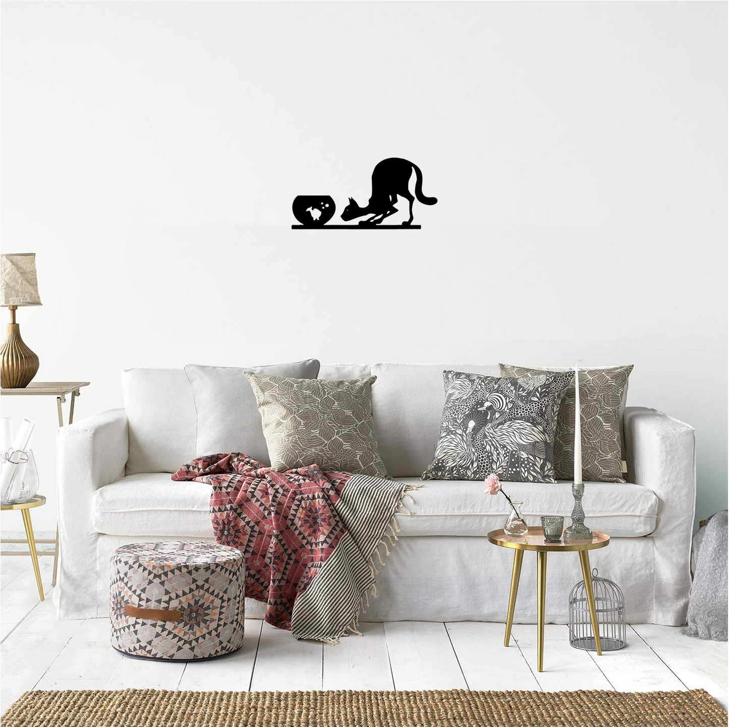 Decor perete Pisica HH767 din lemn