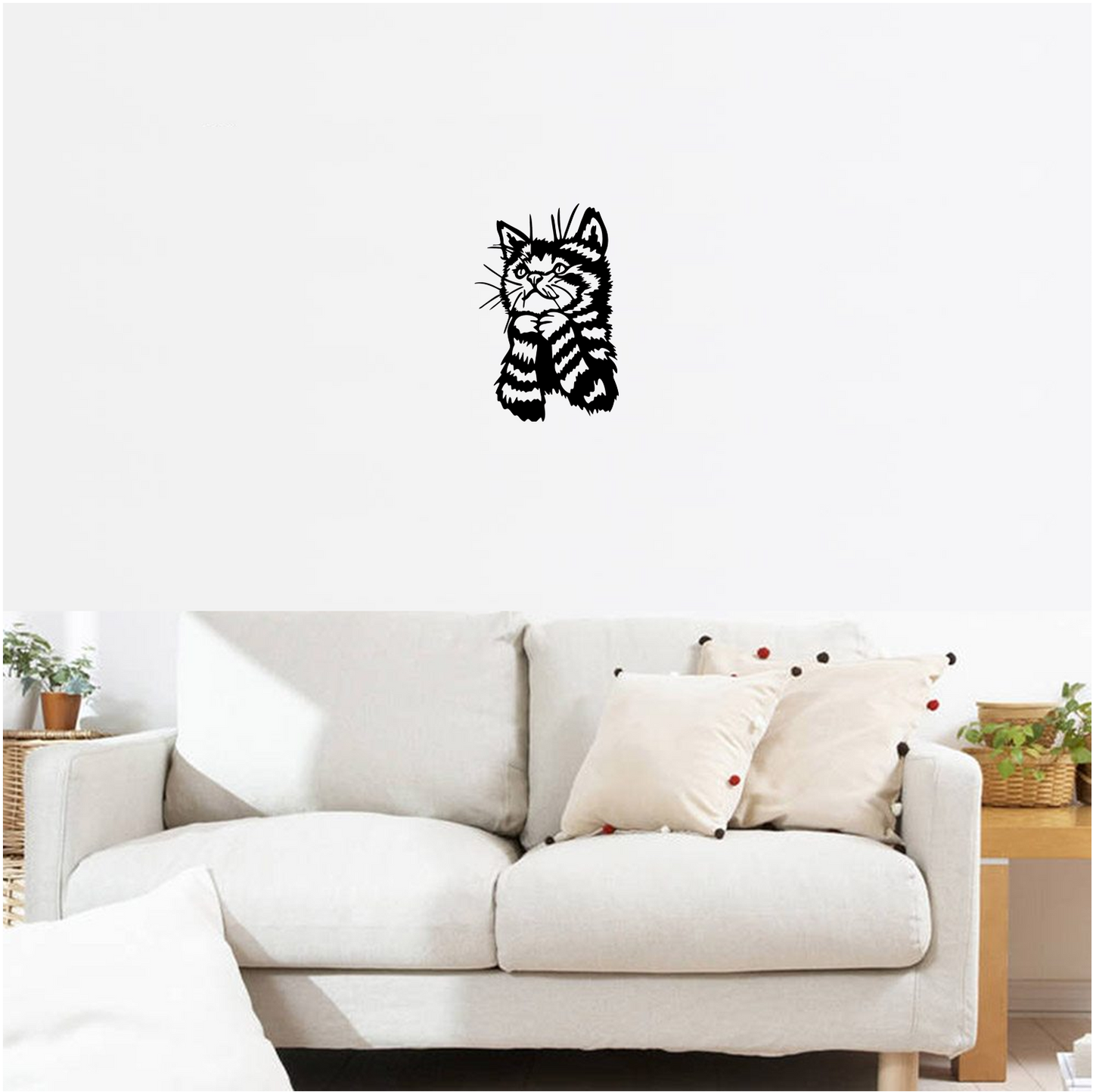 Decor perete Pisica HH797 din lemn