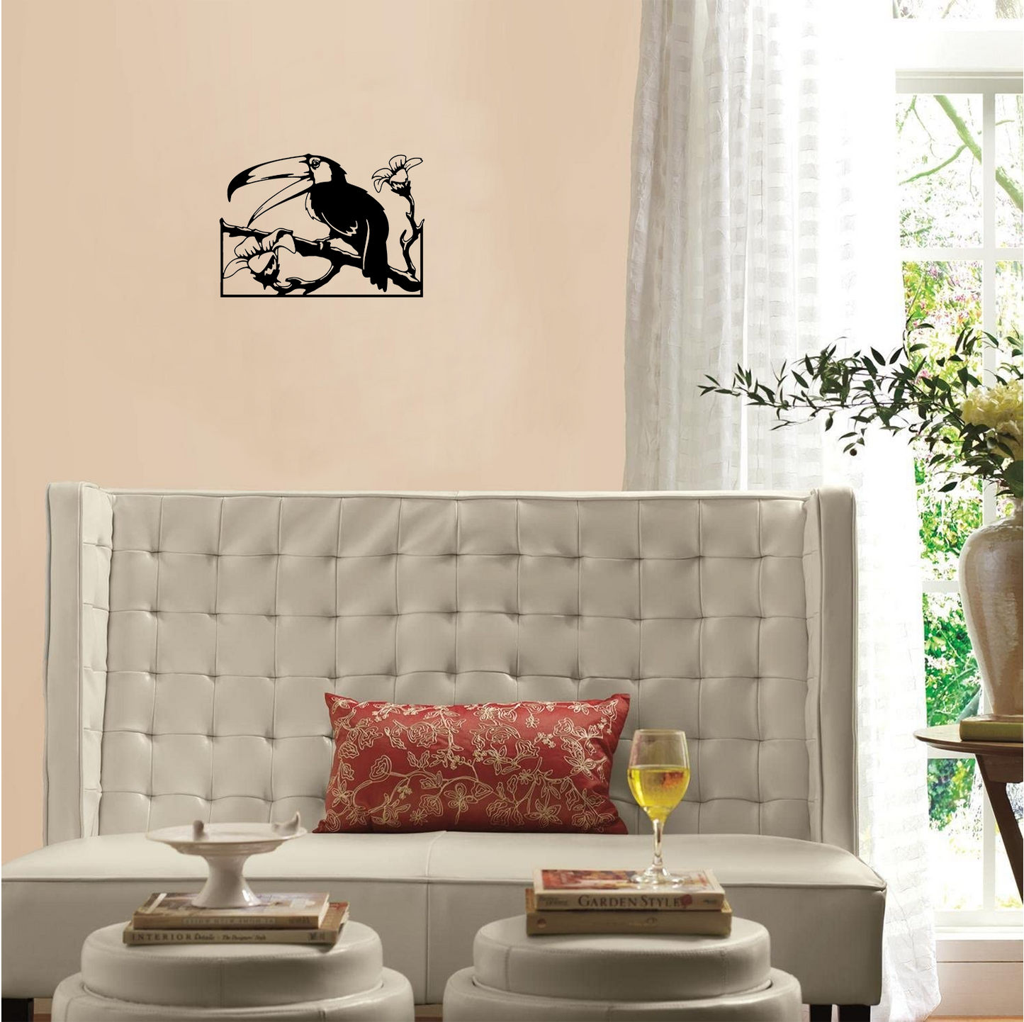 Decor perete Tucan HH804 din lemn